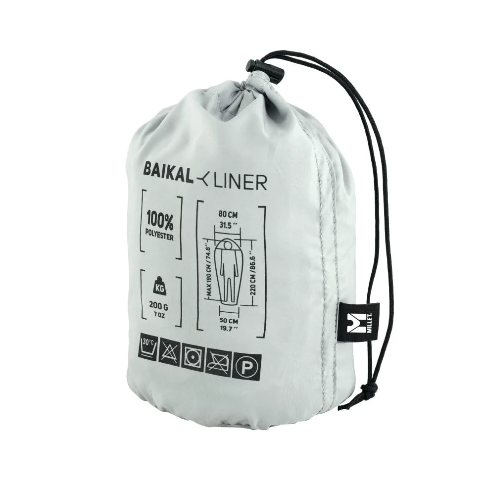 MILLET Baikal Liner Unisex, Blanco (Nuevo Logo), Talla única