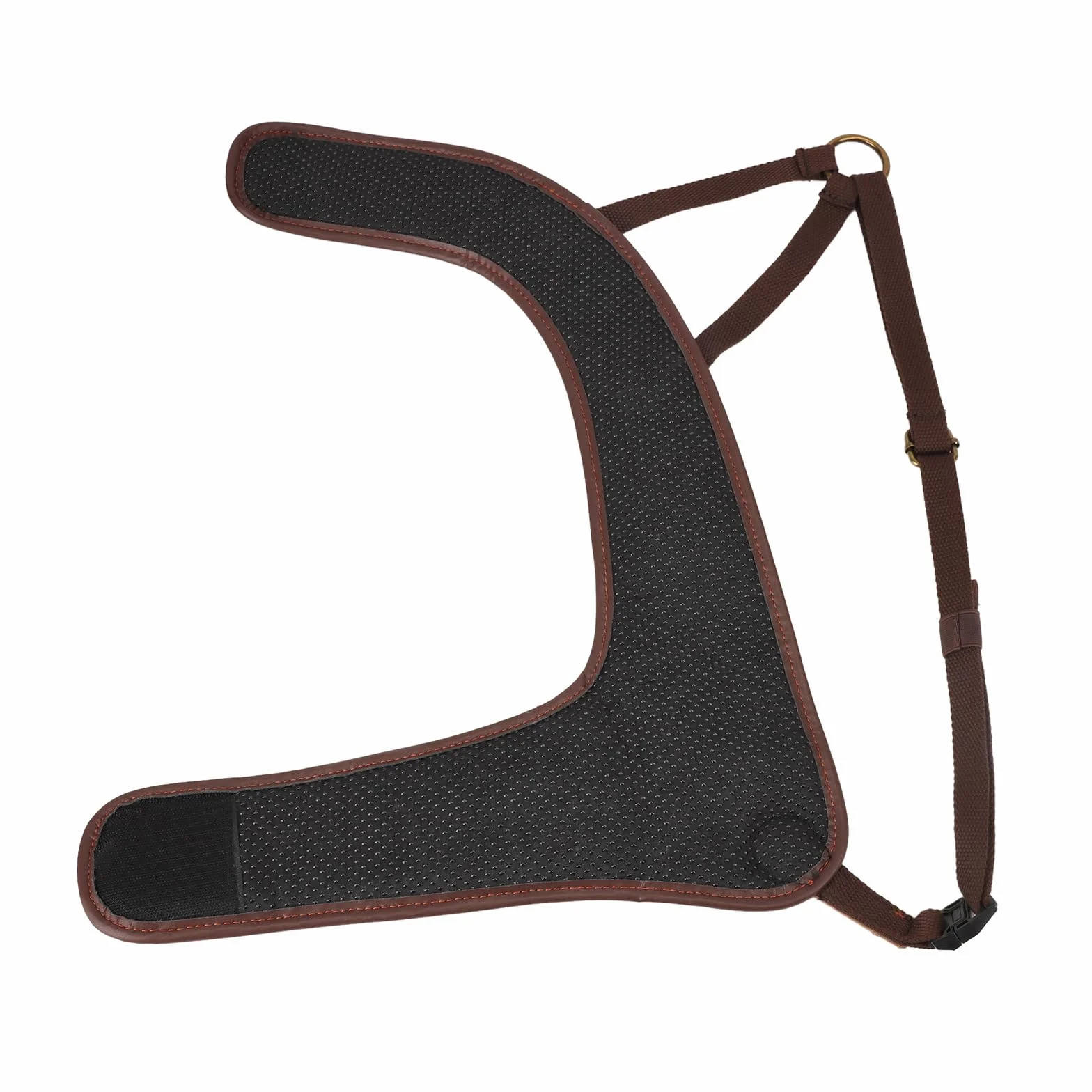 Almohadilla de retroceso de hombro de piel de lona ajustable para escopeta de rifle, almohadillas a prueba de golpes para deportes, tiro, caza