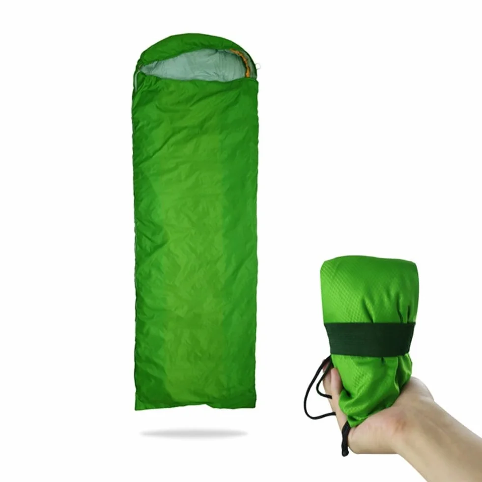 Funda impermeable para sacos de dormir, ideal para acampar y actividades al aire libre (verde)