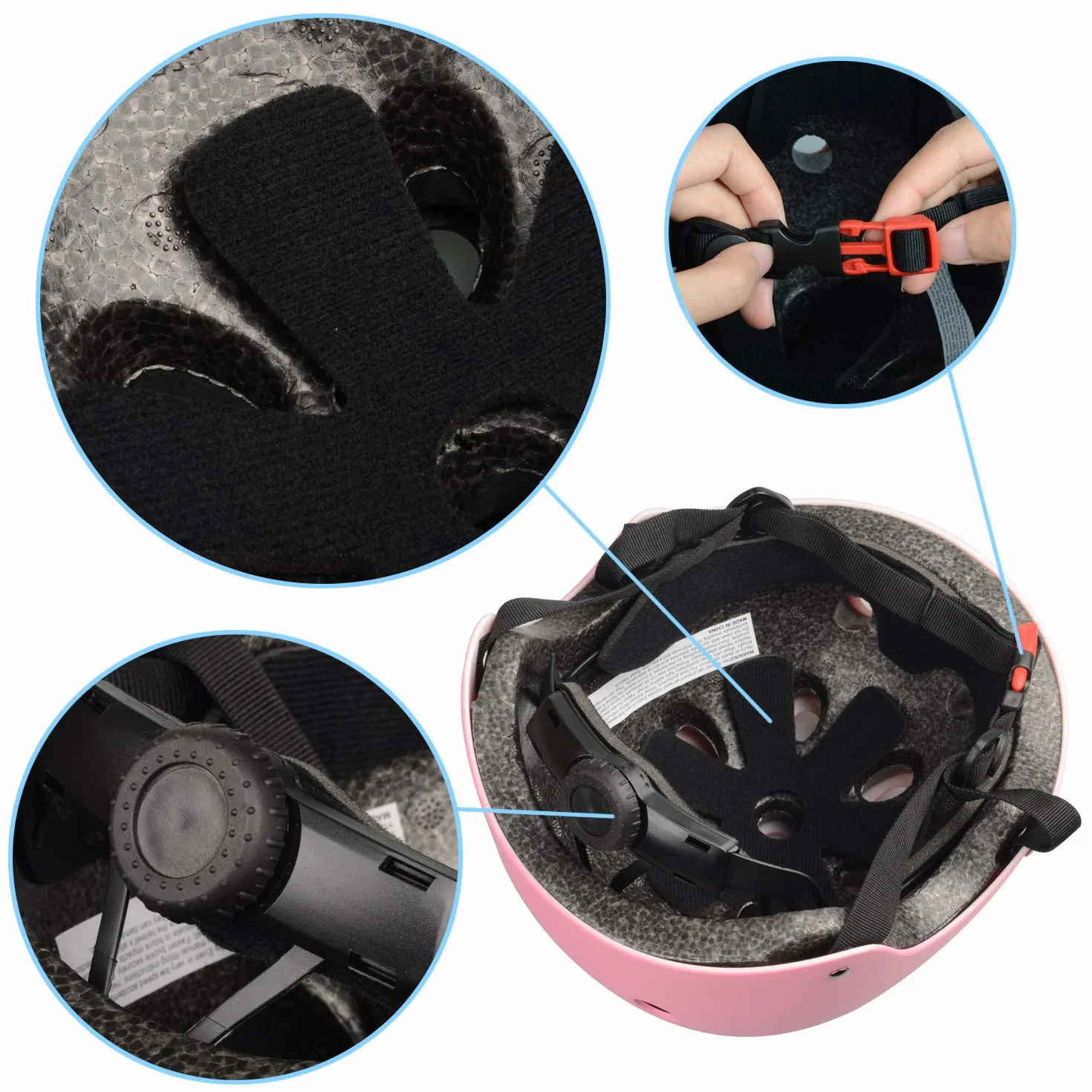 Equipo de Protección Infantil para Ciclismo Monopatín Patinaje Casco Protecciones