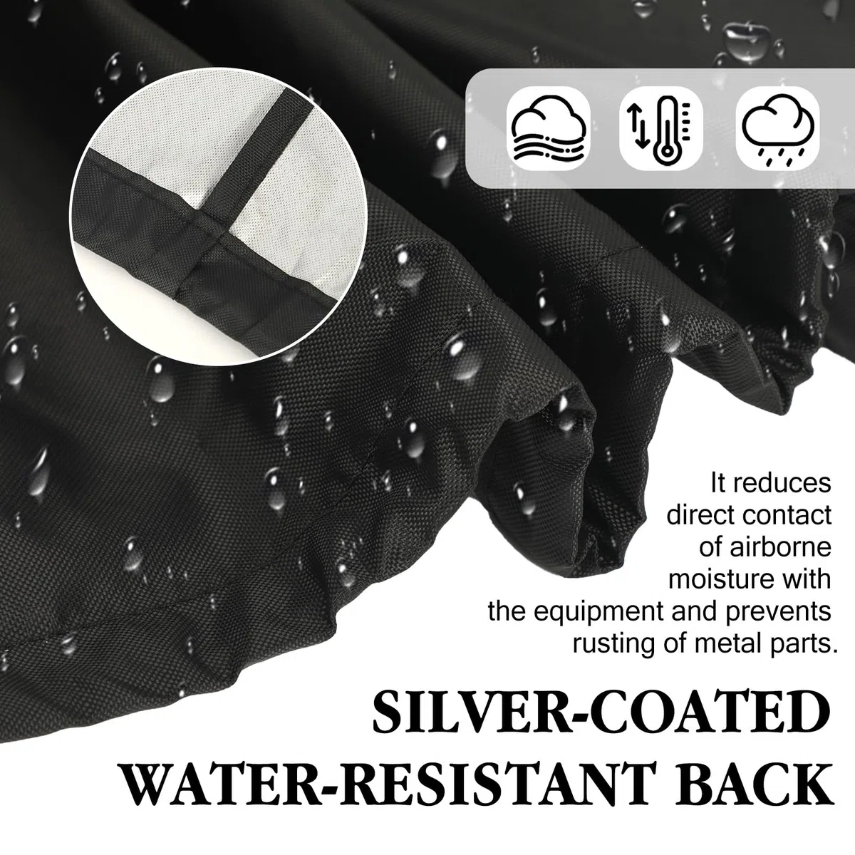 Funda protectora para entrenamiento de fuerza, 209 x 173 x 163 cm, funda protectora para gimnasio en casa, con cremallera, 420D Oxford, resistente al polvo, impermeable, para rack de levantamiento de