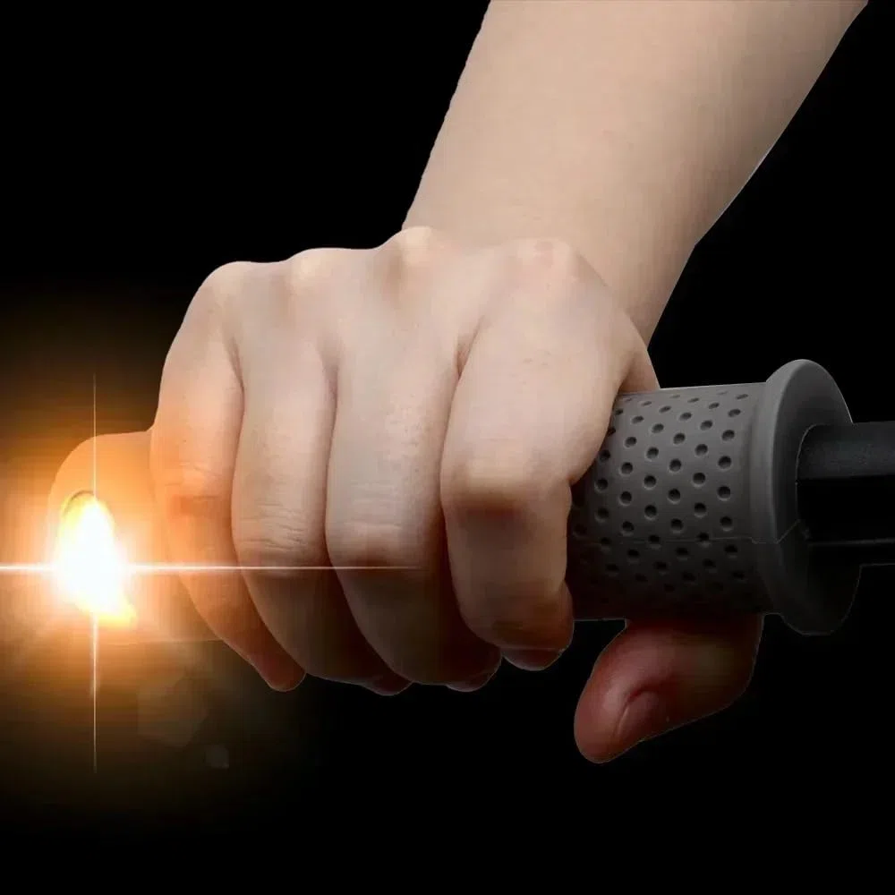 Señal de giro inalámbrica con control remoto para scooter, elegante y funcional, empuñaduras de manillar de scooter eléctrico con luces intermitentes integradas