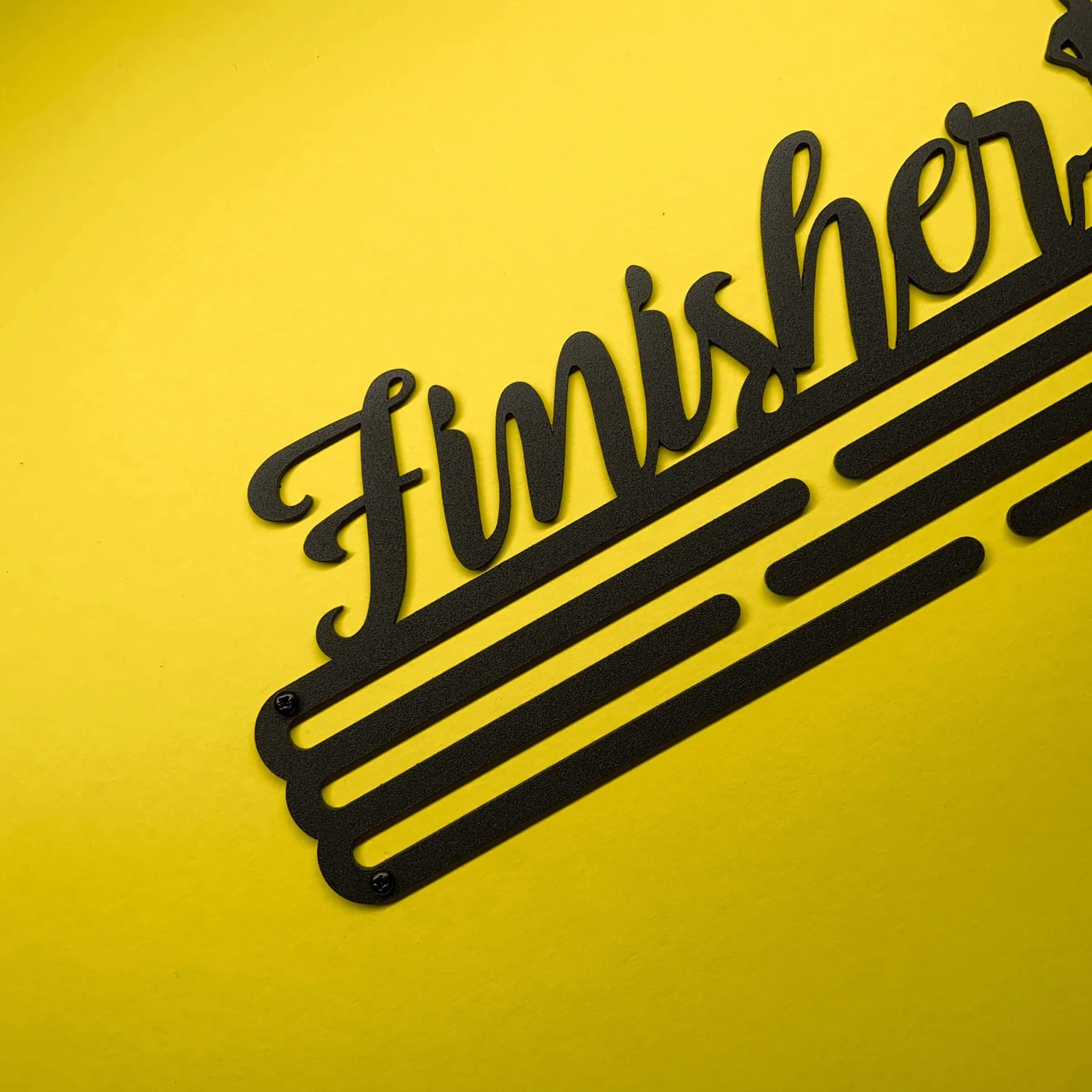 Finisher Sports Medal Hanger Display | Soporte de acero | Marco de montaje en pared