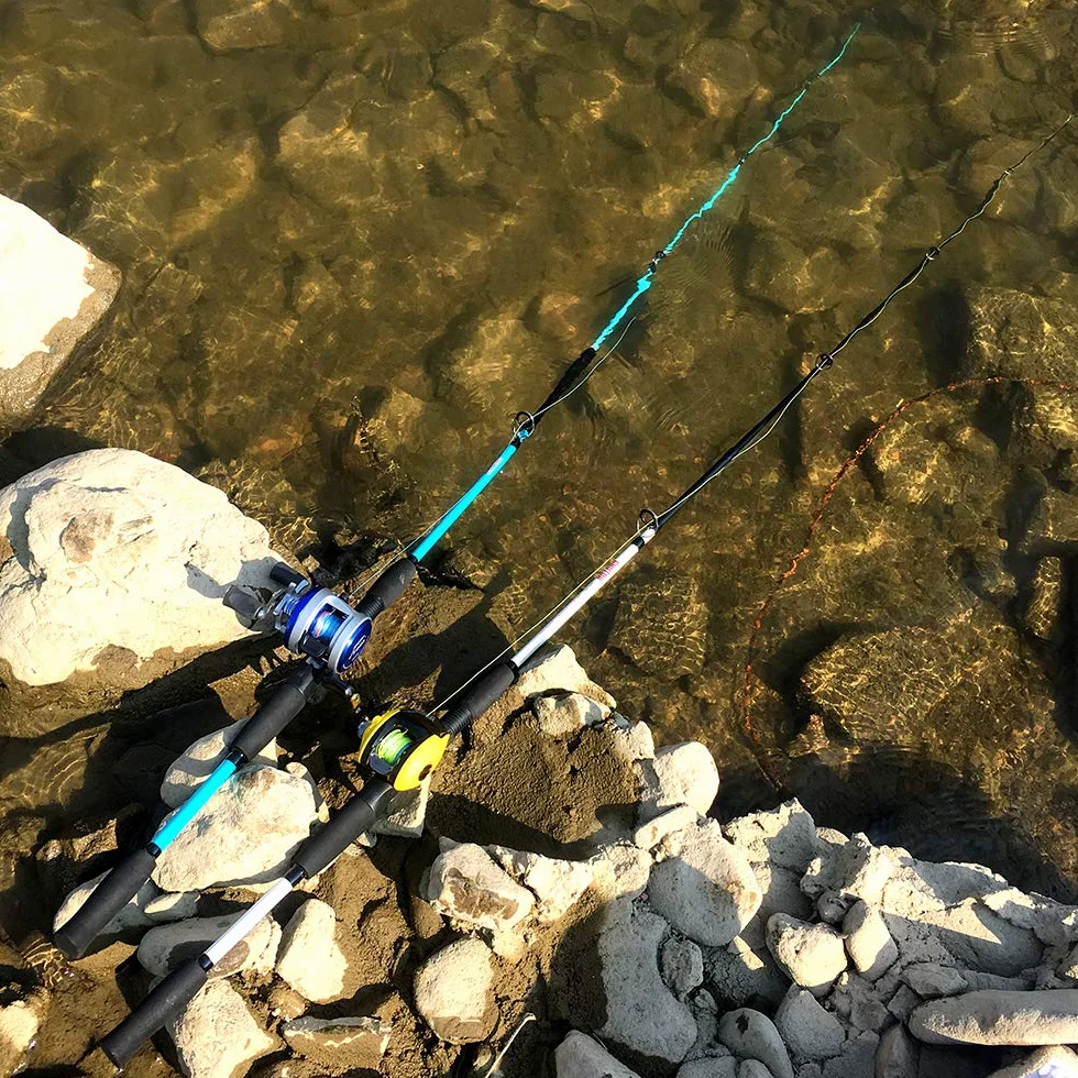 CañAs De Pescar Barra 1. 5m 1.8m m Power Lure Barning Casting Spinning WT 3G-21G Ultra Light Boat Lure Fishing Vared CañA De Pescar(Multi,1.8 m)
