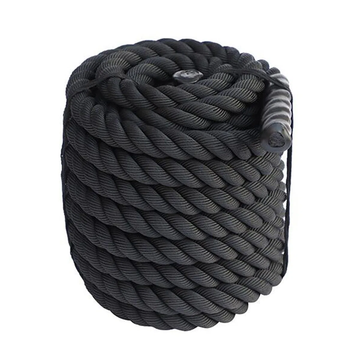 Cuerda de Batalla Cuerda de Ejercicio Cuerda de Escalada Duradera Cuerda de Entrenamiento Ejercicio Cuerdas Pesadas, 25 mm x 2.8 m Negro