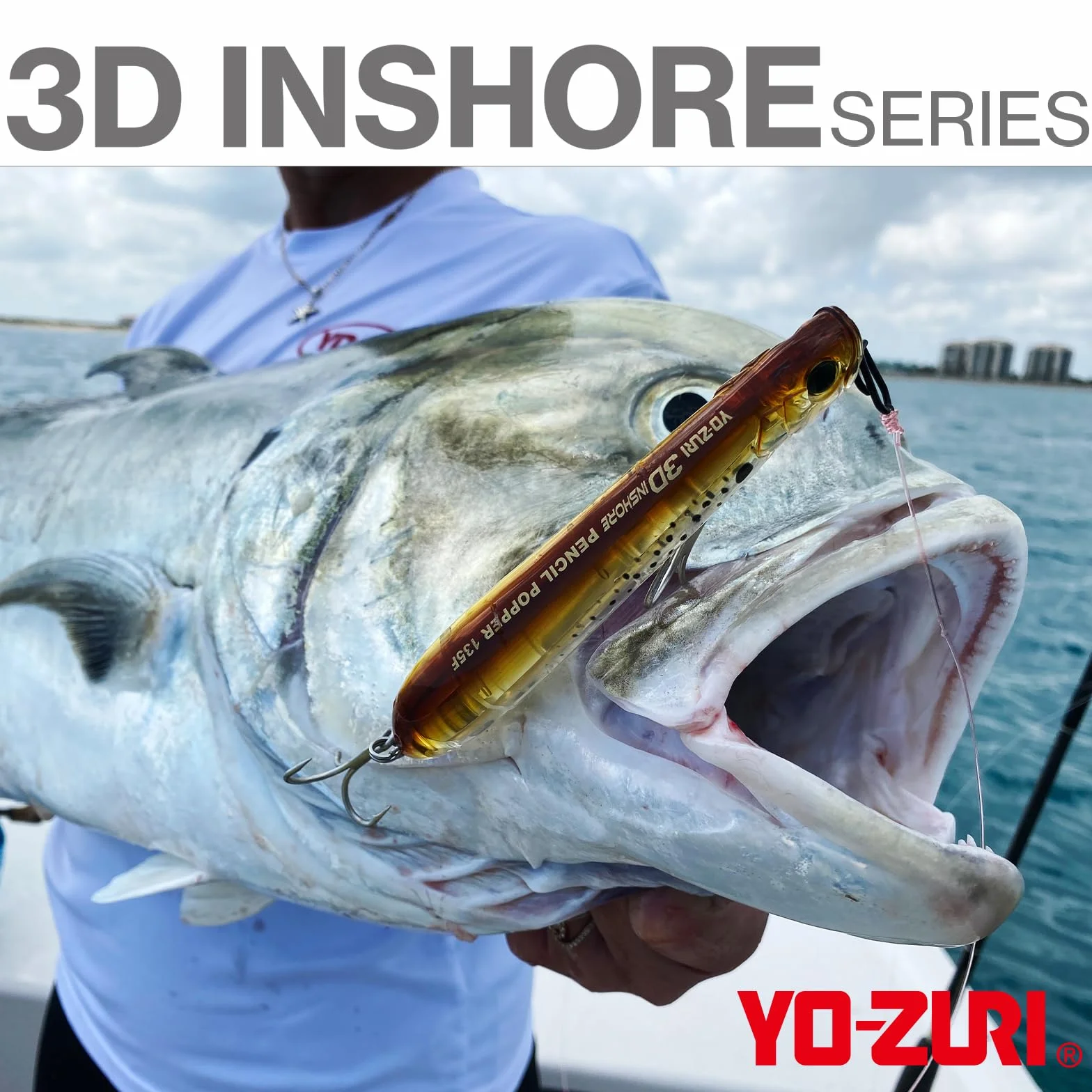 Yo-Zuri R1412-RMT: 3D Inshore Popper (F) 120 mm, salmonete Real