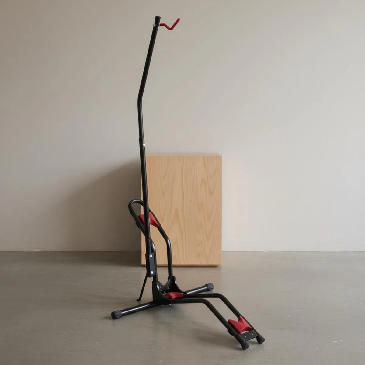 Baoblaze Soporte para Bicicleta Soporte Aparcamiento Bicicleta Soporte Expositor Caballete Suelo Ajustable Sostiene en Posición Vertical Ocupa Poco Espacio Adecuado para Portales