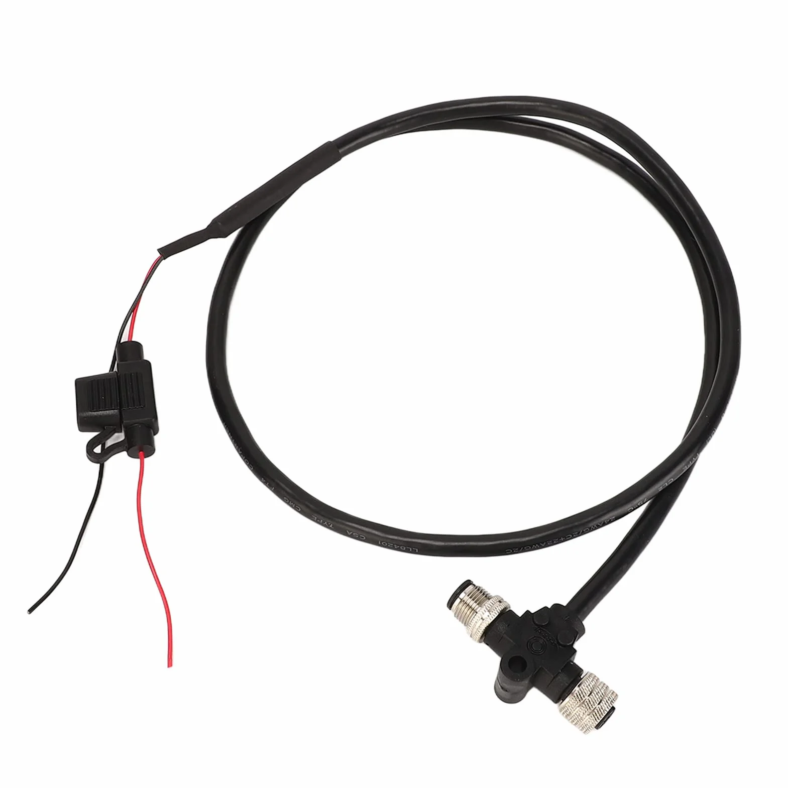 Yctze NMEA 2000 T Terminator Backbone Cable 3A Canotaje GPS Accesorios para N2K Cable de Alimentación