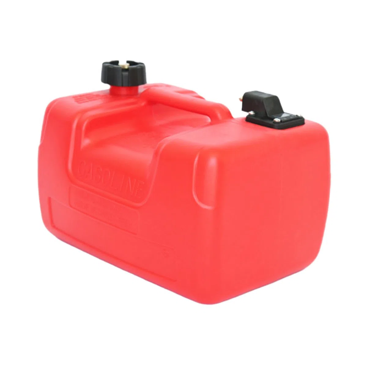 LOVIVER Tanque de combustible para barco, caja de aceite, tanque de con asa, contenedor de tanque de combustible fueraborda marino universal a prueba, 12L