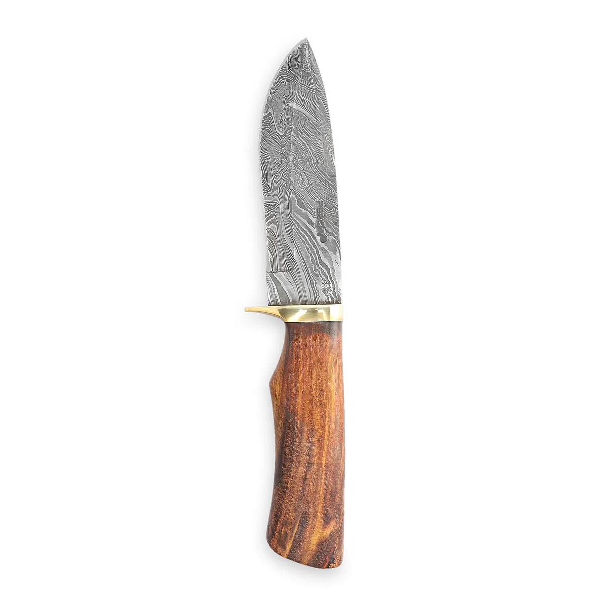 Perkin Cuchillo de Caza con Cuchillo Damasco