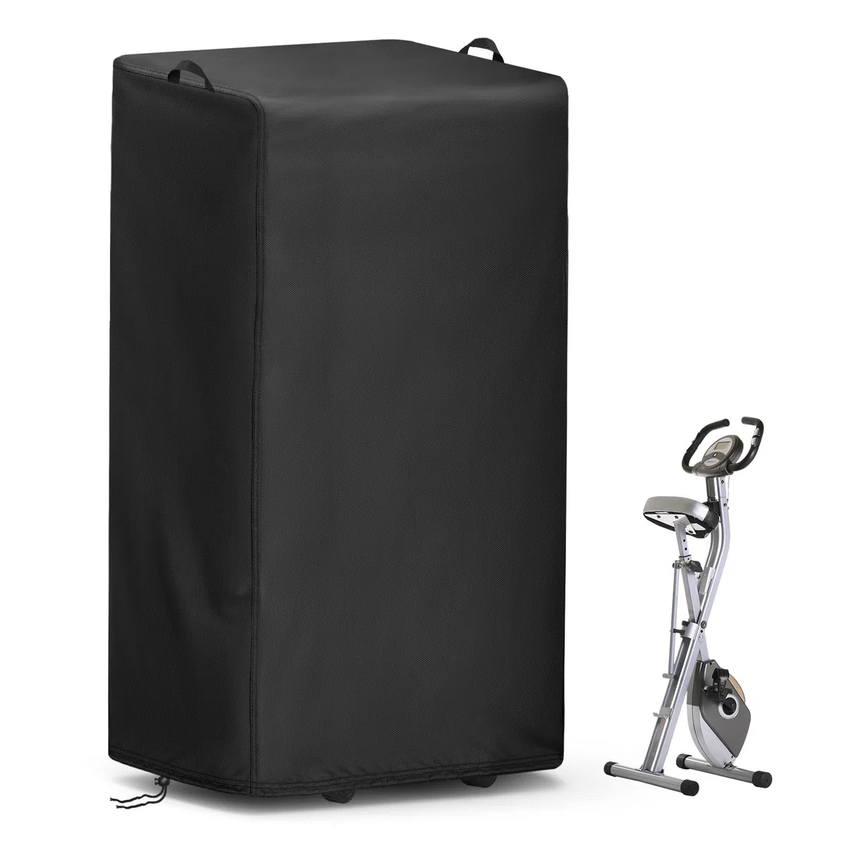 Onlyme Funda plegable para bicicleta estática, para uso doméstico, impermeable, a prueba de polvo, para bicicletas estáticas plegables, 51 x 65 x 142 cm