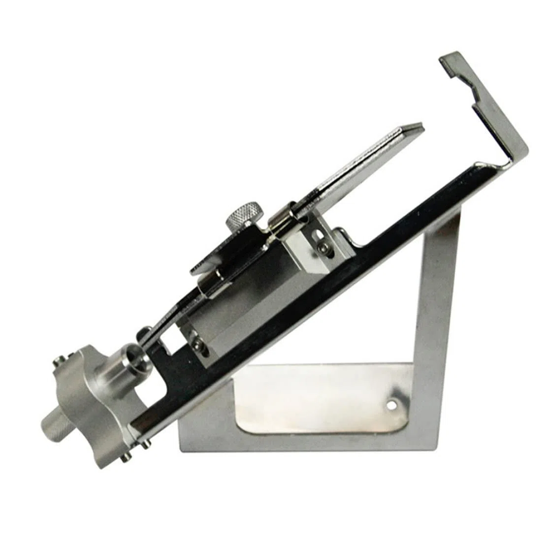 Flecha Fletching Jig, Fletching Jig Flecha Ajustable con Escala Transparente Herramienta de Tiro con Arco portátil de Aluminio para Tiro con Arco DIY Plata, Fletcher