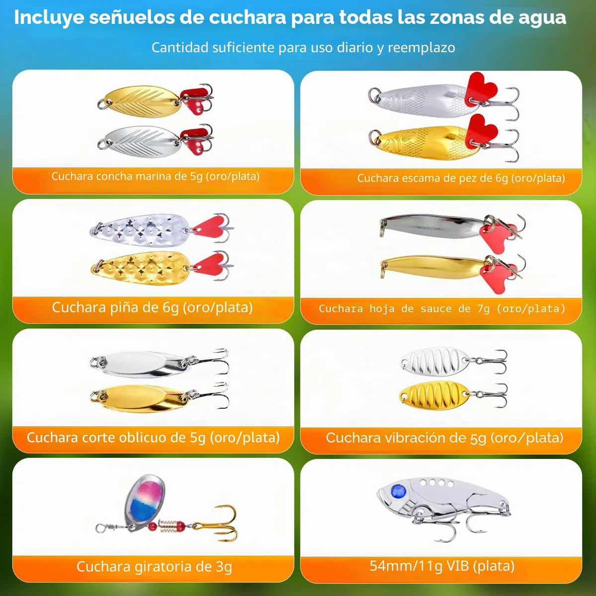 Juego de accesorios de pesca de 314 piezas con caja de cebo, juego de señuelos de pesca y juego de herramientas con clips de labios, removedor de ganchos, intermitentes de cuchara, spinner, jigs
