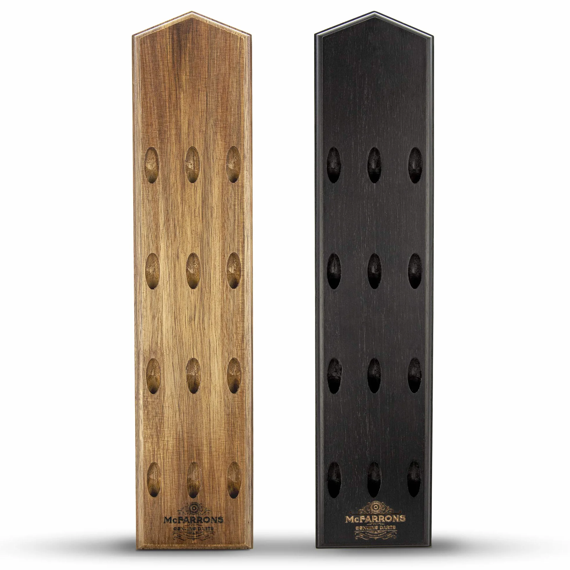 Soporte de Madera para 12 Dardos - Práctico Soporte de Pared, Ideal como Accesorio para Todas Las Dianas, Adecuado para Steeldarts, Softdarts
