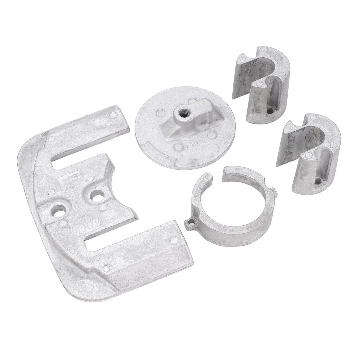 Akozon Kit de ánodo de Aluminio, Juego de Barco Marino de Protección óptima para MerCruiser Bravo 1, 22 Unidades de Popa