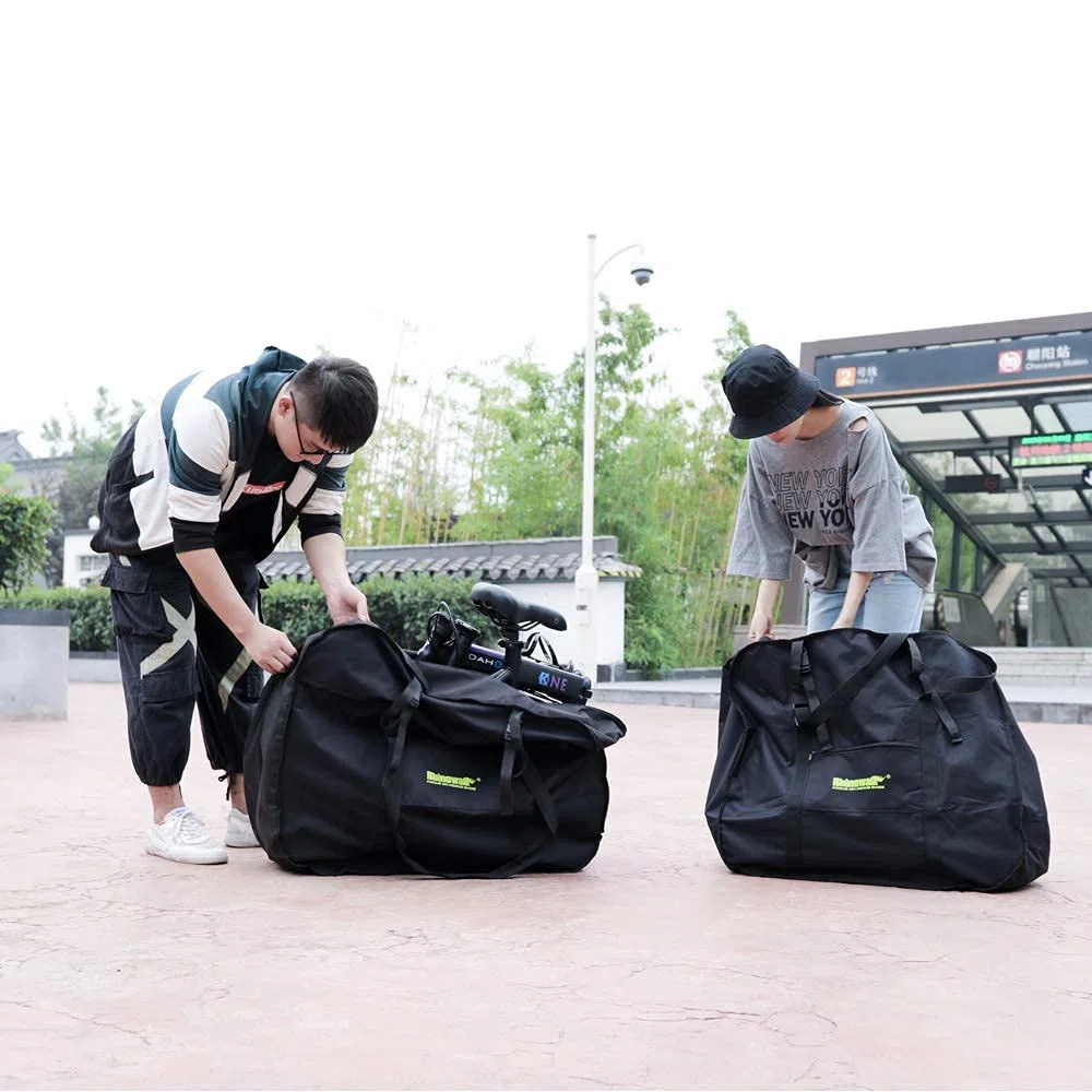 UBORSE Bolsa de Transporte Plegable para Bicicleta Impermeable Bicicleta Funda Transporte Bolsa de Almacenamiento para Bicicletas de Viaje de 20 Pulgadas Bolsa para Bicicleta