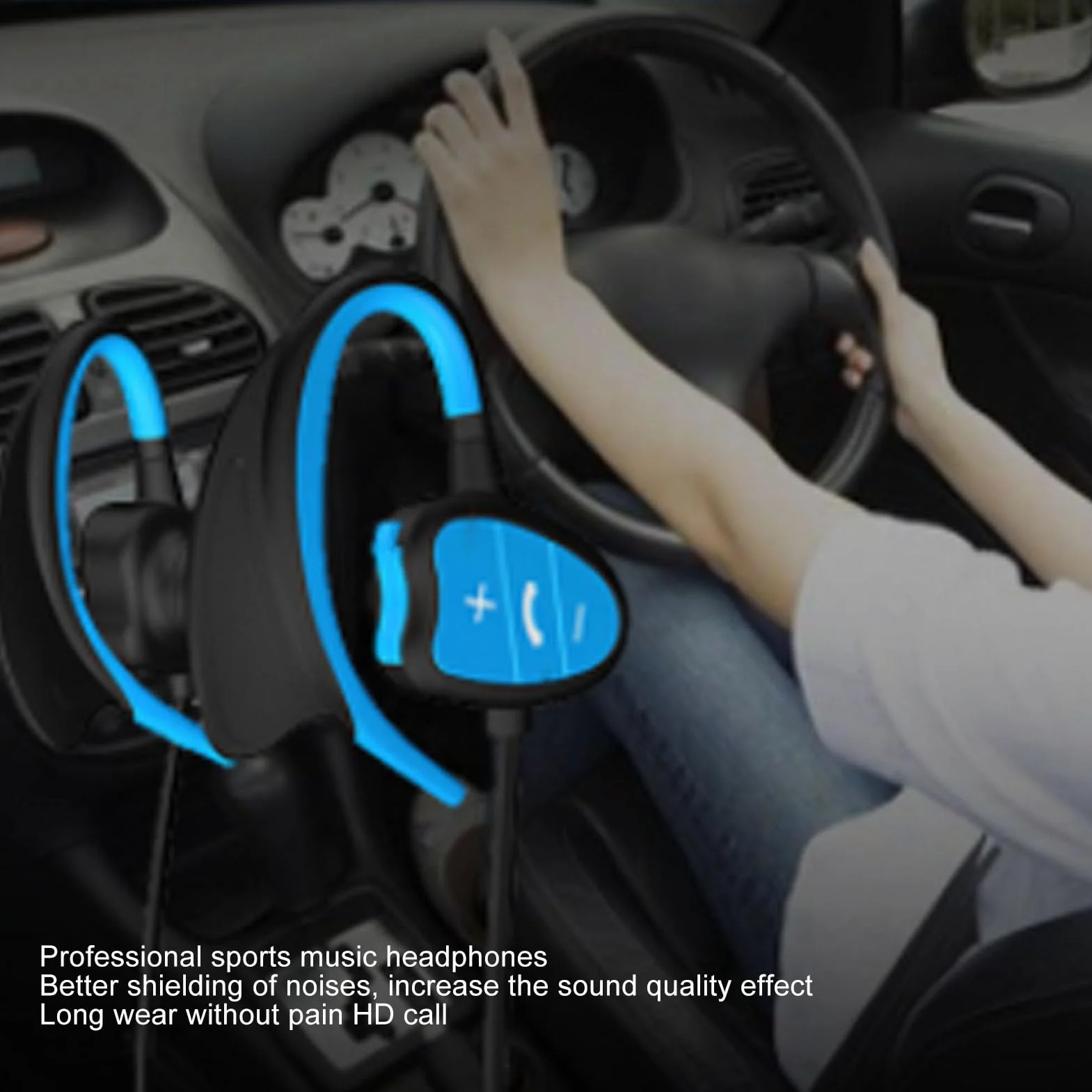 Auriculares Bluetooth Impermeables IPX8 para natación: reducción de Ruido, Ideales para Buceo, Surf y natación, Ajuste cómodo e indicaciones de Voz Inteligentes.