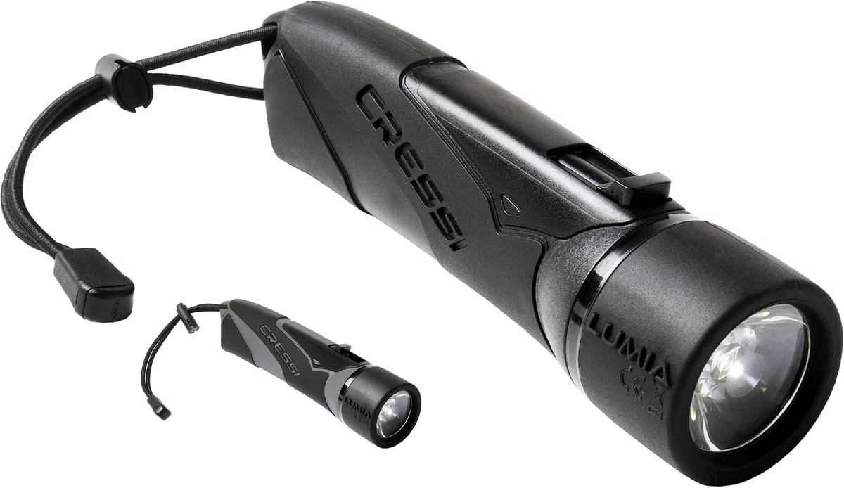 Cressi Lumia+ Torch - Antorcha de Buceo Unisex Adulto