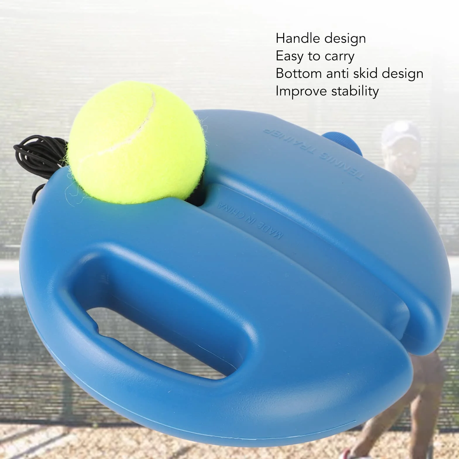 Dispositivo de entrenamiento de tenis autopracticante para principiantes, ligero, cinturón colgante