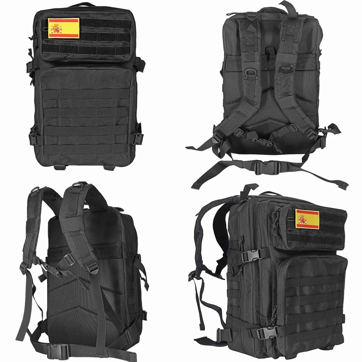 Oreunik Mochila Militar 45L Impermeable Táctica Molle Mochila de Asalto Senderismo Camping