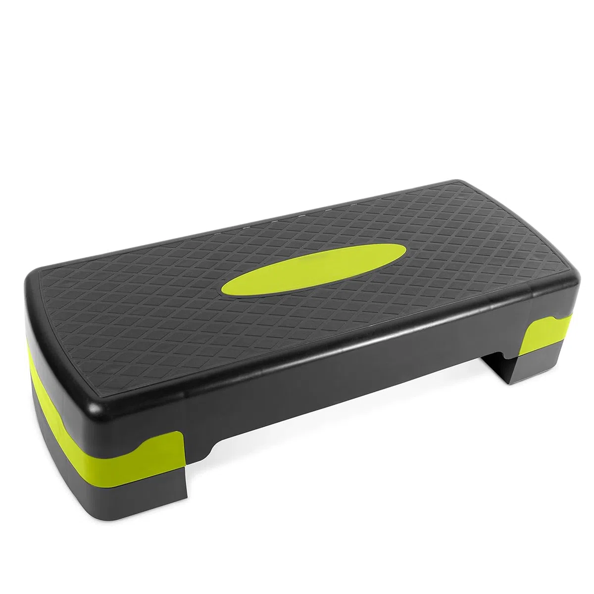 Plataforma de Paso aeróbico, Tablón de Step Aeróbico Regulable en 3 alturas, Base Antideslizante, Ejercicio Cardio, para Entrenamiento Aeróbico en Fitness y Ejercicio