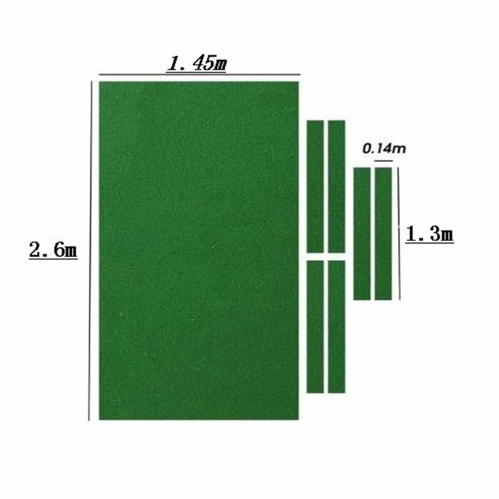 Paño de fieltro para mesa de billar de 8 pies, protección con 6 tiras de tela