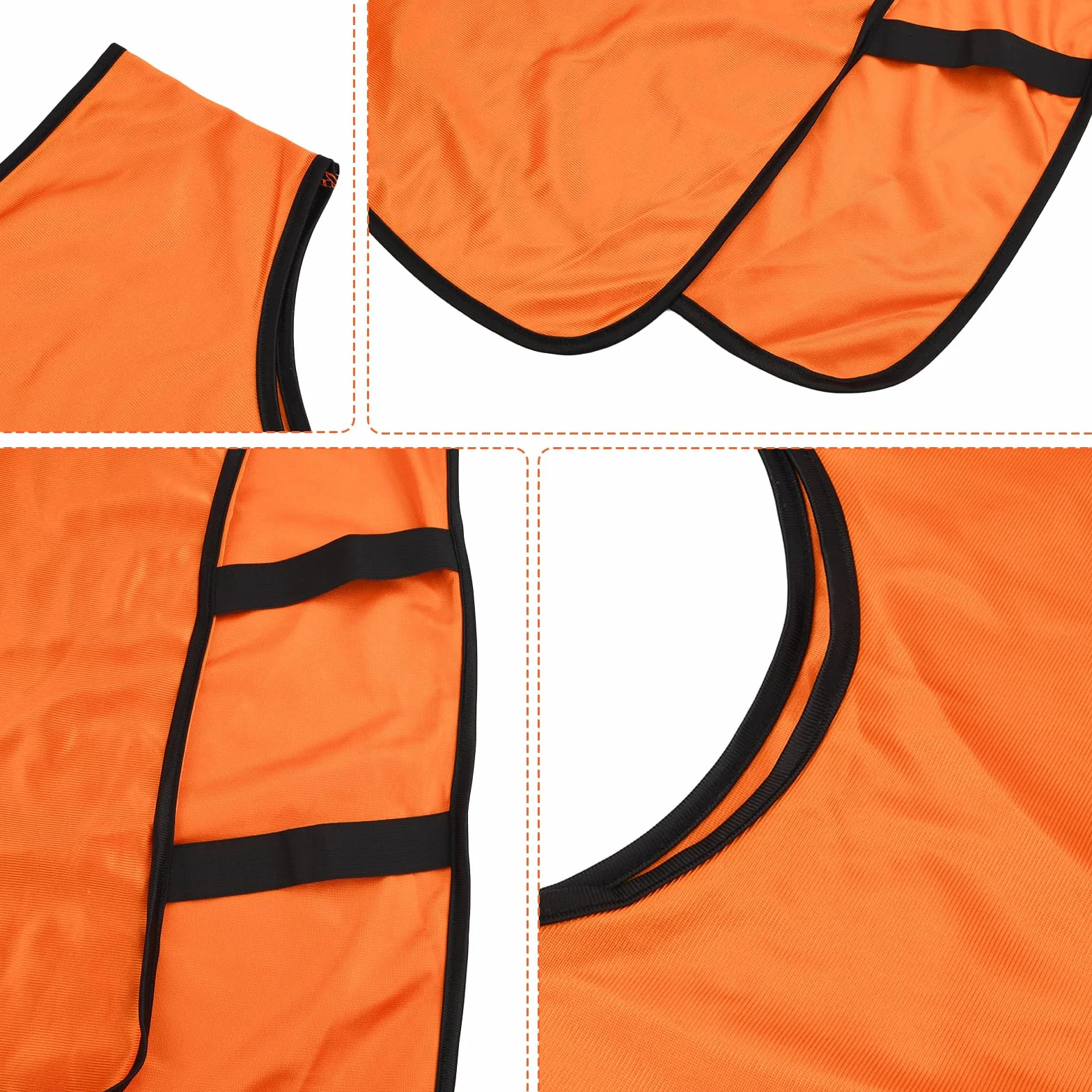 Rapidbok 6 Piezas Petos Futbol Adultos Chaleco Entrenamiento Transpirable Verde XL