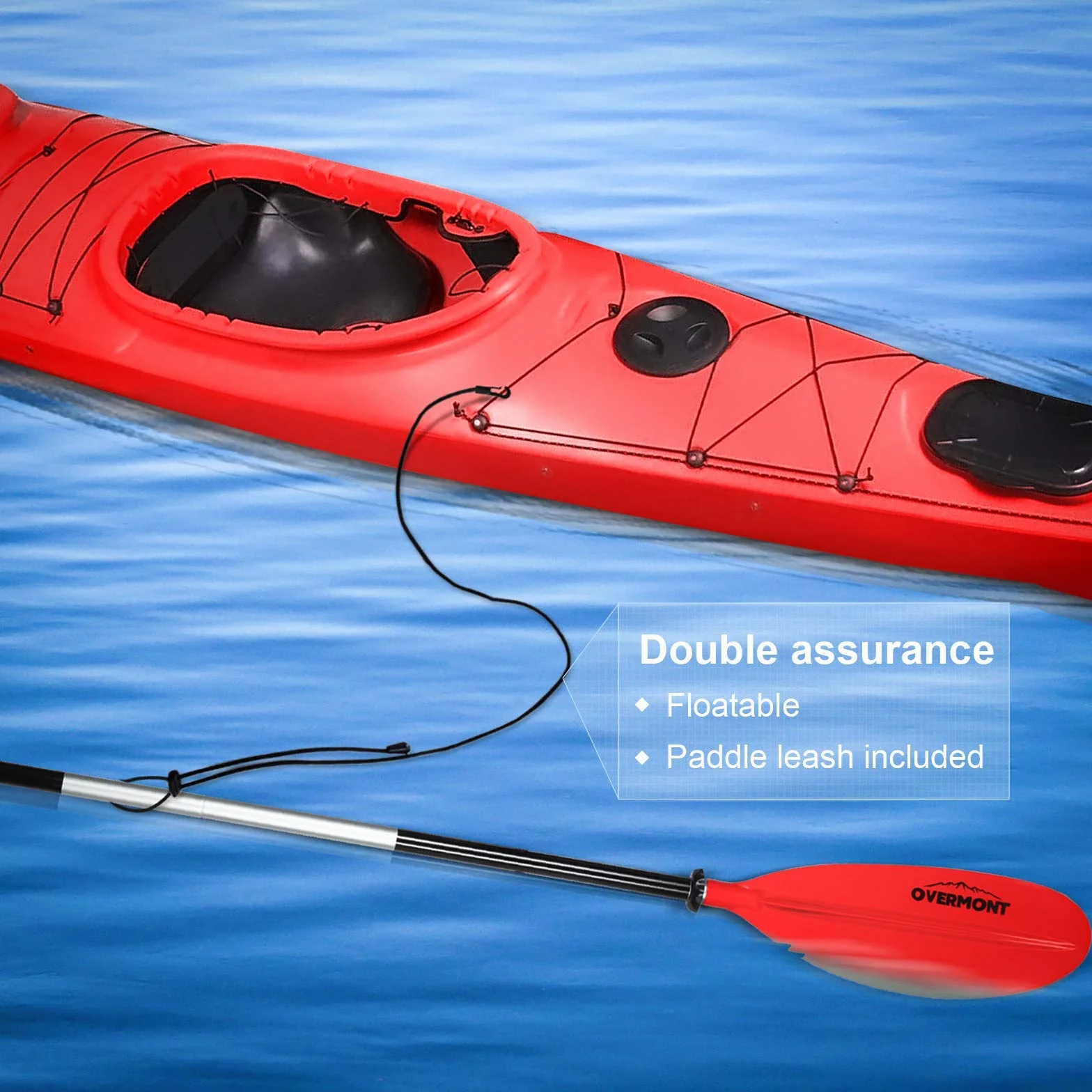 Overmont Remos Aluminio Doble Convertibles 1 3 Angulos Ajustables 222cm Sup Kayak Piragua