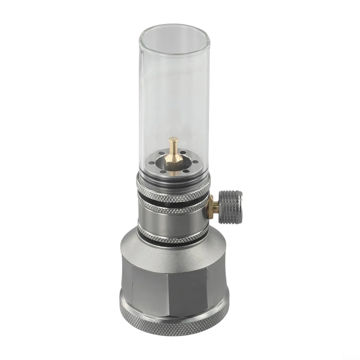 HpLive Farolillo de gas, lámpara de gas para camping, con depósito vacío y barra de extensión para tienda de campaña, senderismo y exterior, portátil para camping (linterna de gas con tanque)