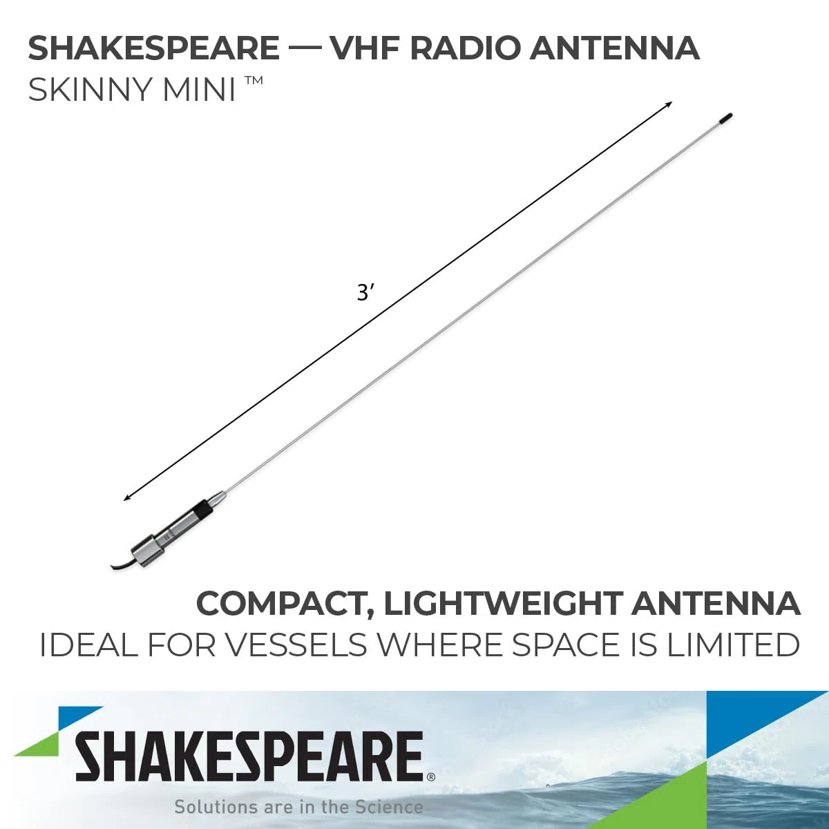 Shakespeare Skinny Mini - Antena