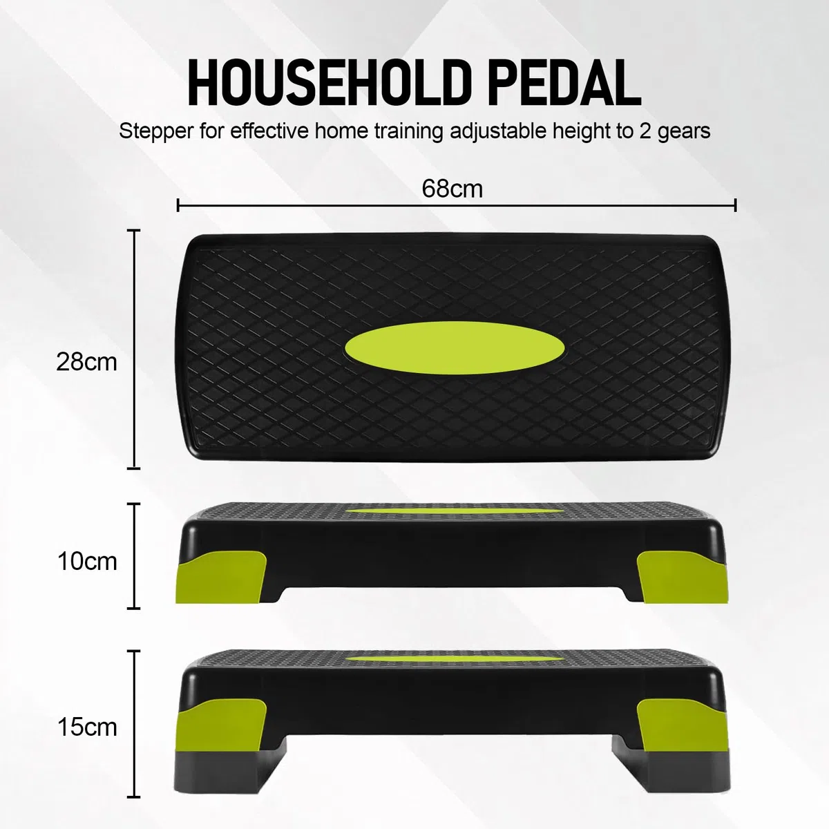 Stepper Fitness para Casa,Step Antideslizante Ideal para Ejercicios Aeróbicos y Fitness