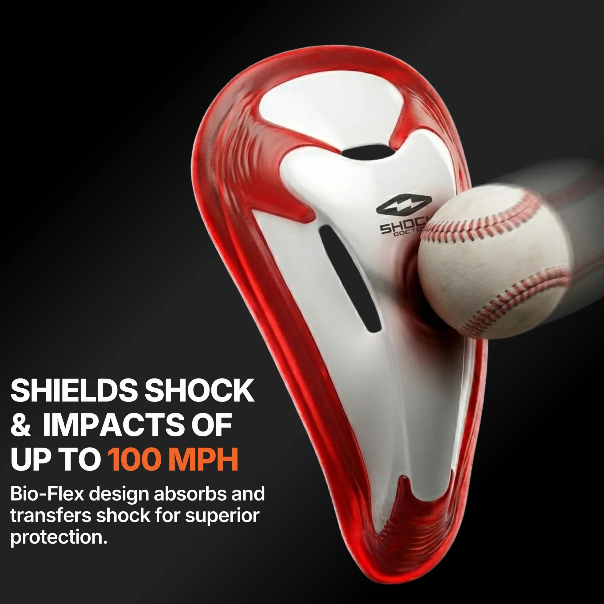 Shock Doctor Core Cuquilla Suspensorio Taza Bioflex Niños Blanco L