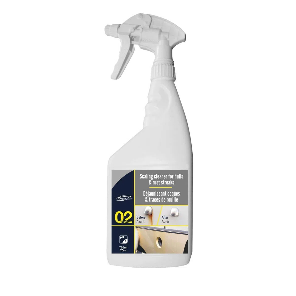 Nautic Clean 02 Desoxidante para cascos 750 ml