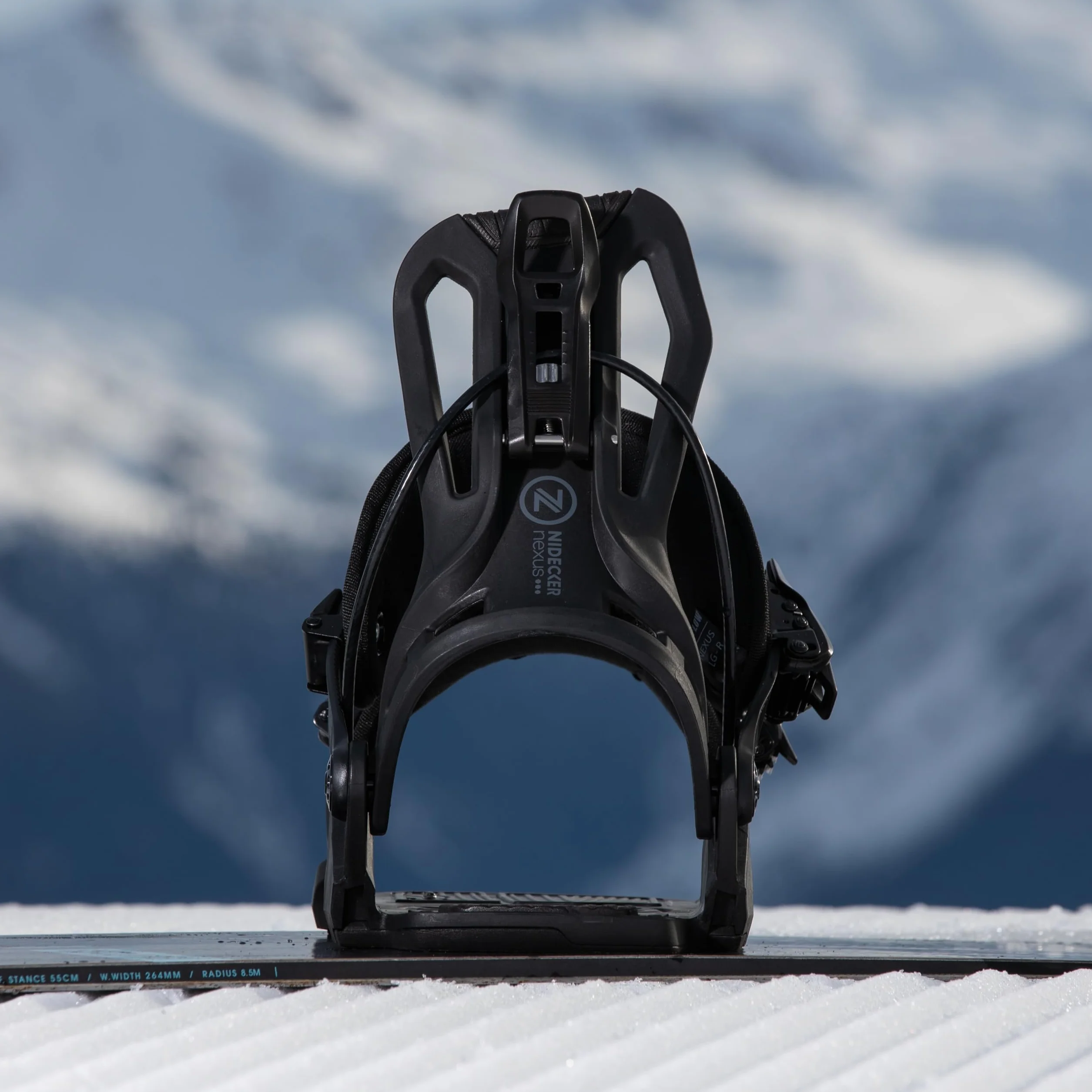 Nidecker Flow Nexus Fijaciones de Snowboard Cómoda flexión All-Mountain con Placa Base de Nailon Relleno de Vidrio