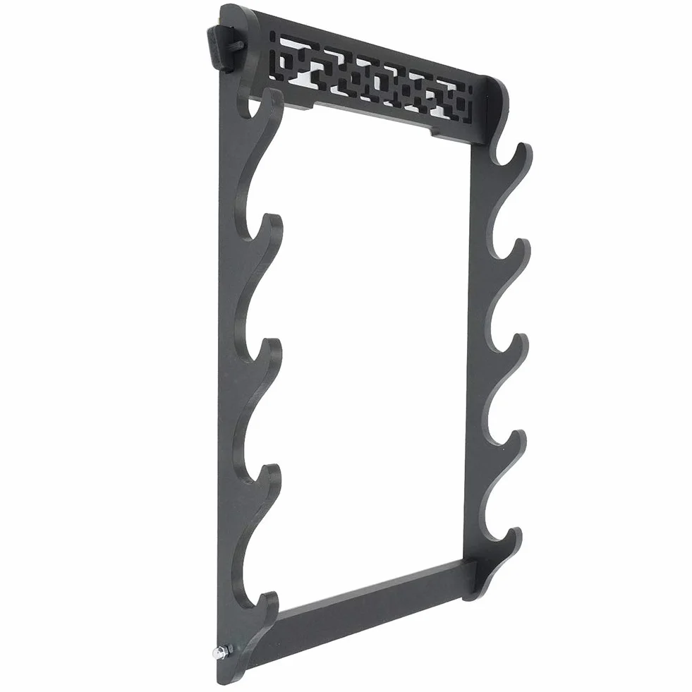 Espada Soporte de Montaje en Pared Espada del Samurai del sostenedor del Katana Wakizashi Tanto suspensión de la Pared Espada del Estante,5Tier