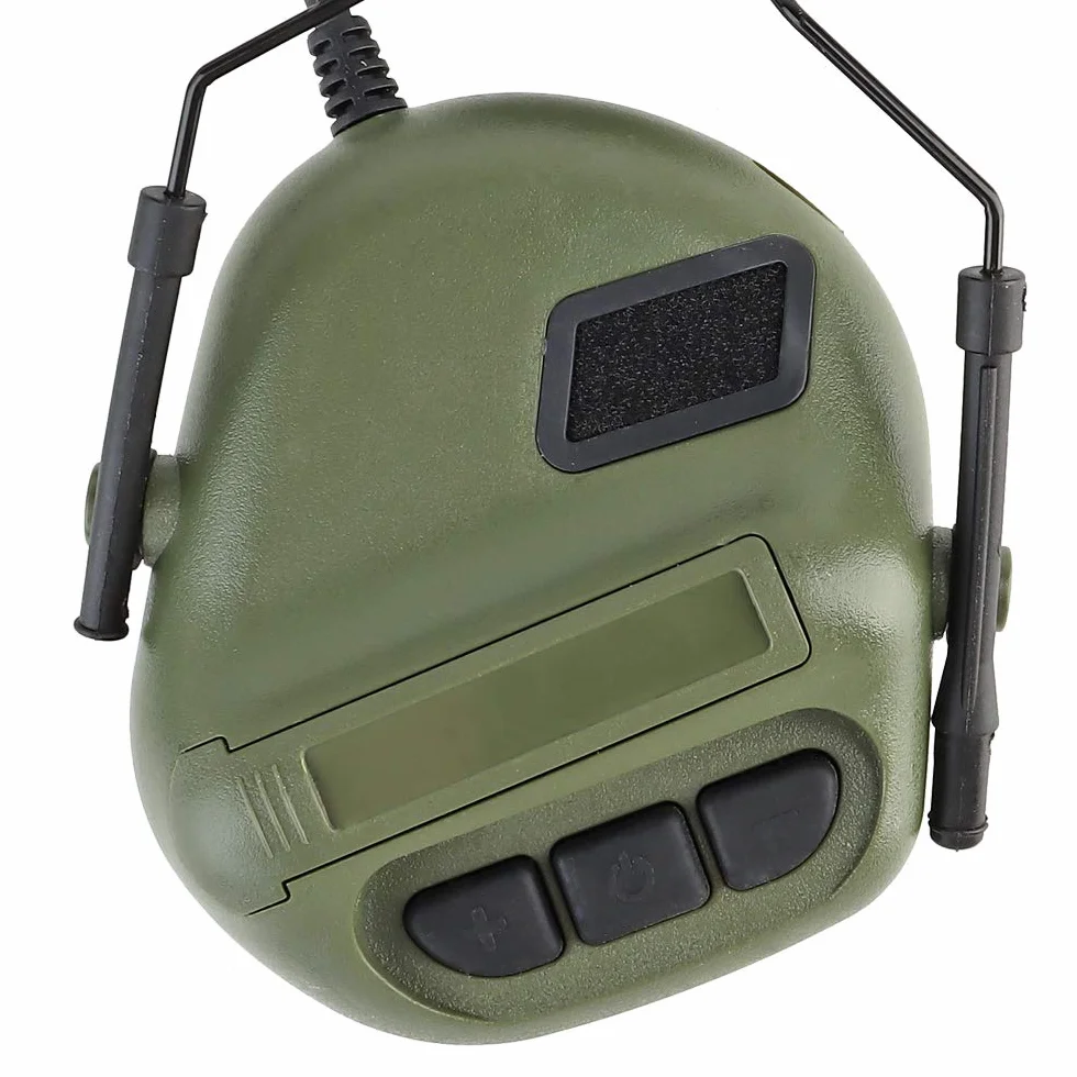 Auriculares de Casco Táctico con Adaptador de Riel de Casco Militares Fast Casco de Accesorios por Airsoft Paintball Disparar