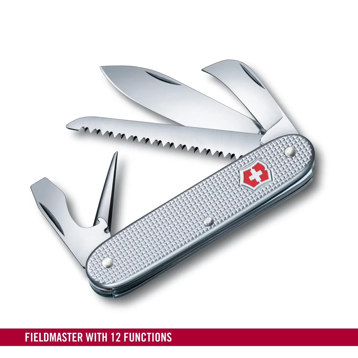 Victorinox Swiss Army 7 Alox, Navaja Multiuso Suiza, Cuchillo bolsillo, Regalo, 7 Funciones, Hoja grande, Destapador