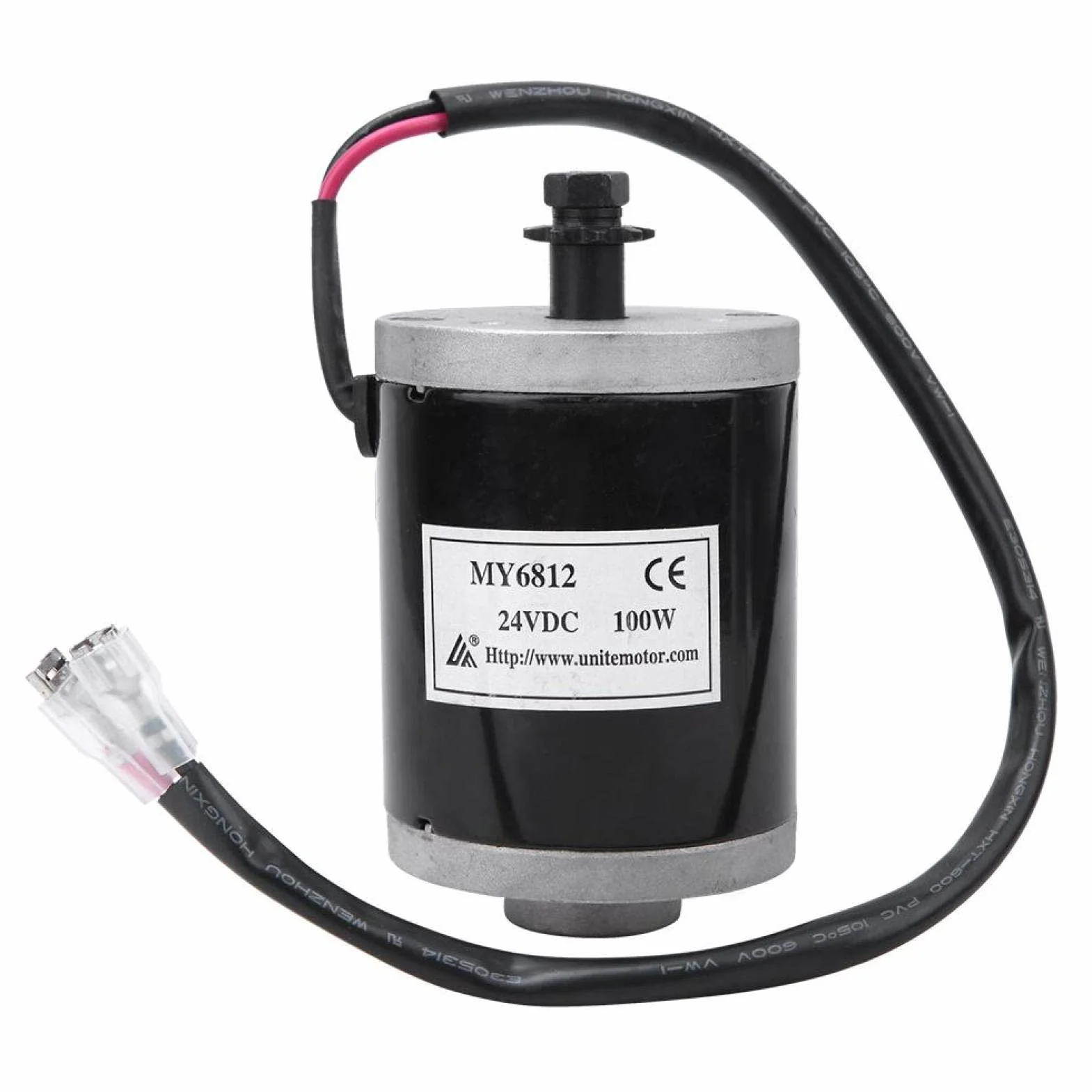 Motor eléctrico Cepillado 24V 100W 25H Rueda Dentada para Scooter eléctrico