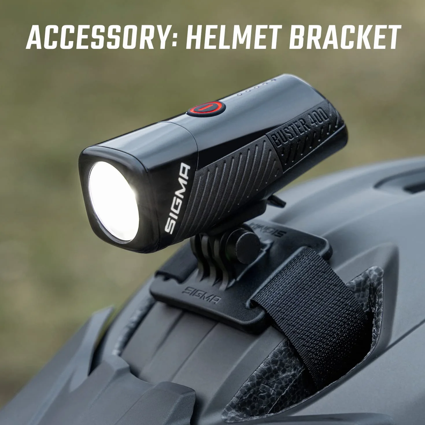 SIGMA - Buster 400 / RL 80 Set | Luces LED Delanteras y traseras | 400 lúmenes y 80 lúmenes | Luces de Bicicleta Delanteras y traseras a Pilas con Cinco Modos de iluminación, Talla única