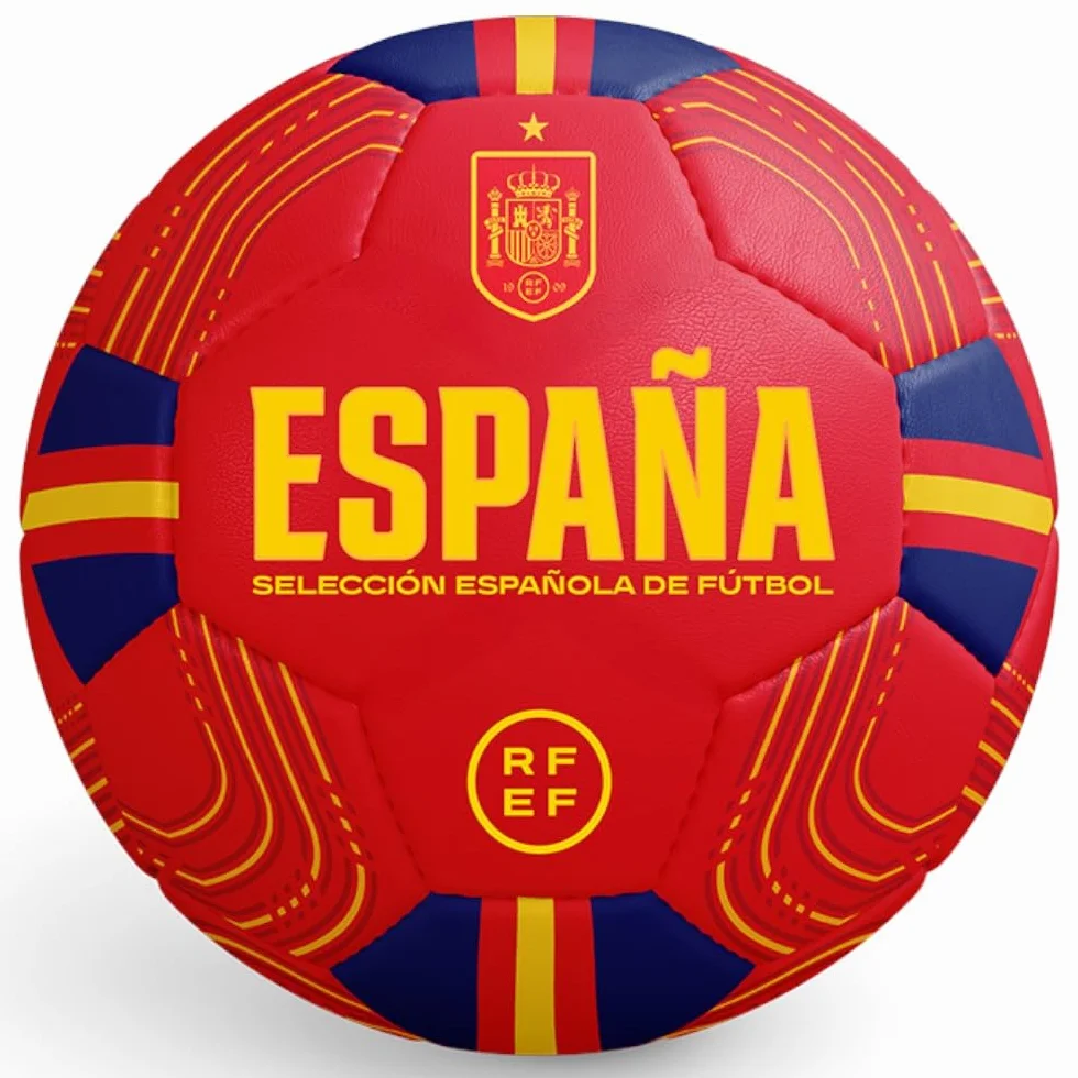 Champion's City Balón de Fútbol España Tamaño Oficial 5 Superficie Texturizada Antideslizante Alta Resistencia Entrenamiento