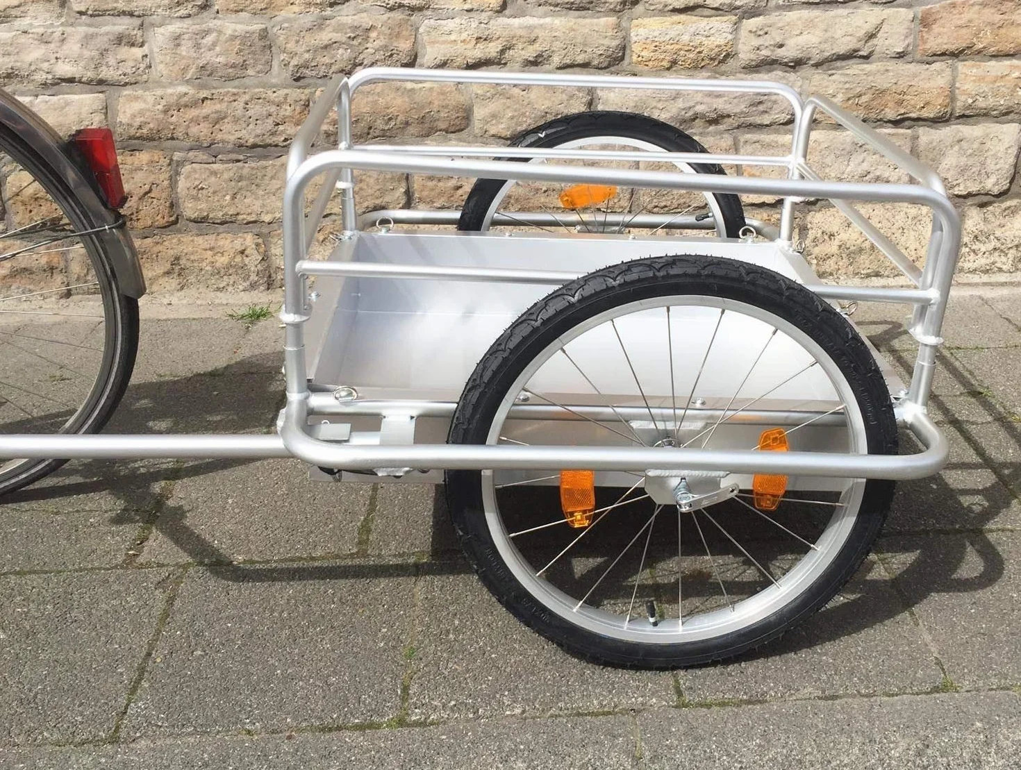 Red Loon Cargo T4 - Remolque de transporte para bicicleta (aluminio, llantas de aluminio, 144 L)