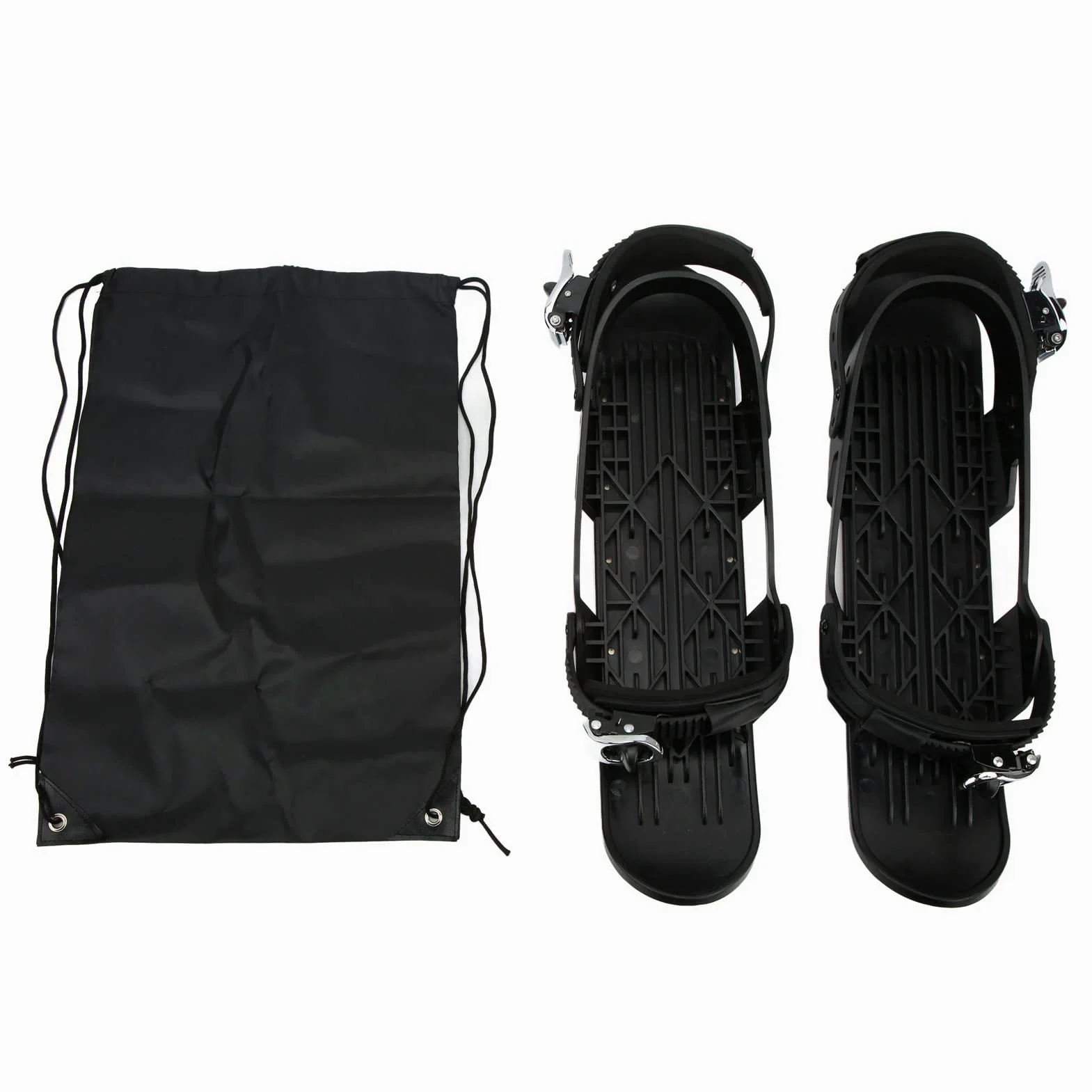 plplaaoo Mini Ski Ski Ski Black Ajustable Atadura Esquema de Esquí al aire libre senderos forestales