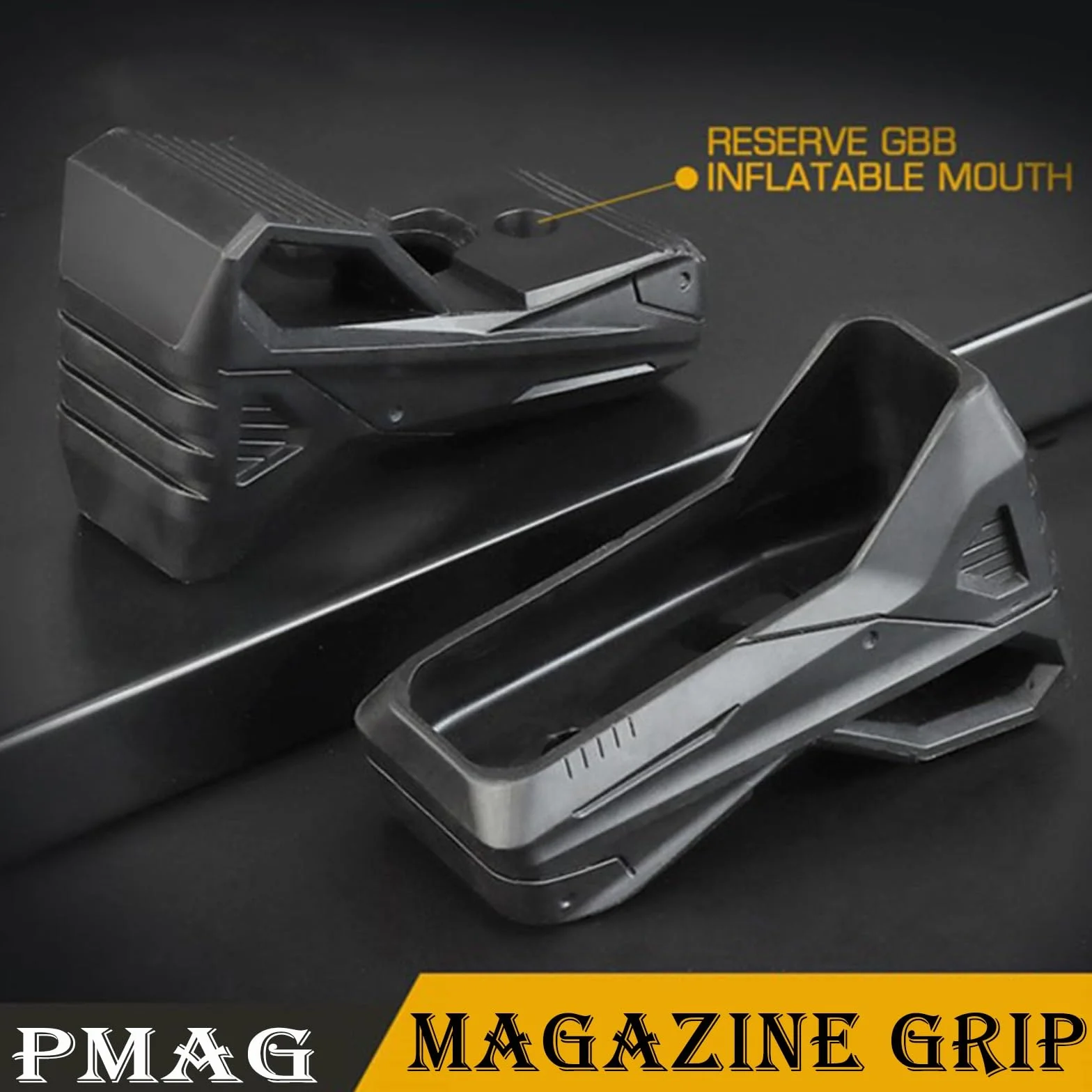 Pack de 4 Fundas de Agarre Rápido P-mag para Cargador M4, Accesorio Multifuncional Airsoft