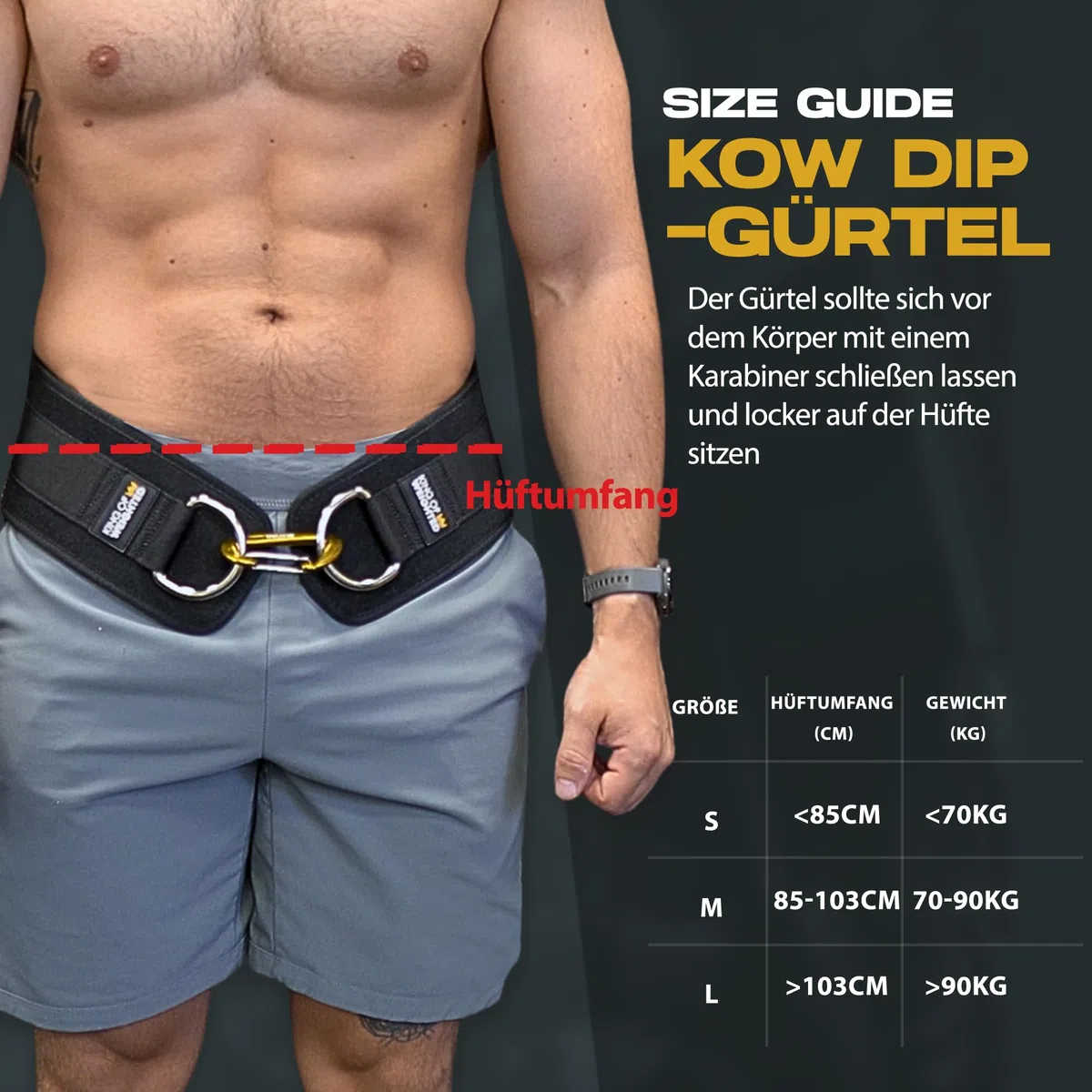 Dip Belt - Cinturón de peso con cadena de nailon para deportes de fuerza, peso inferior a 500 g, capacidad de carga de 300 kg