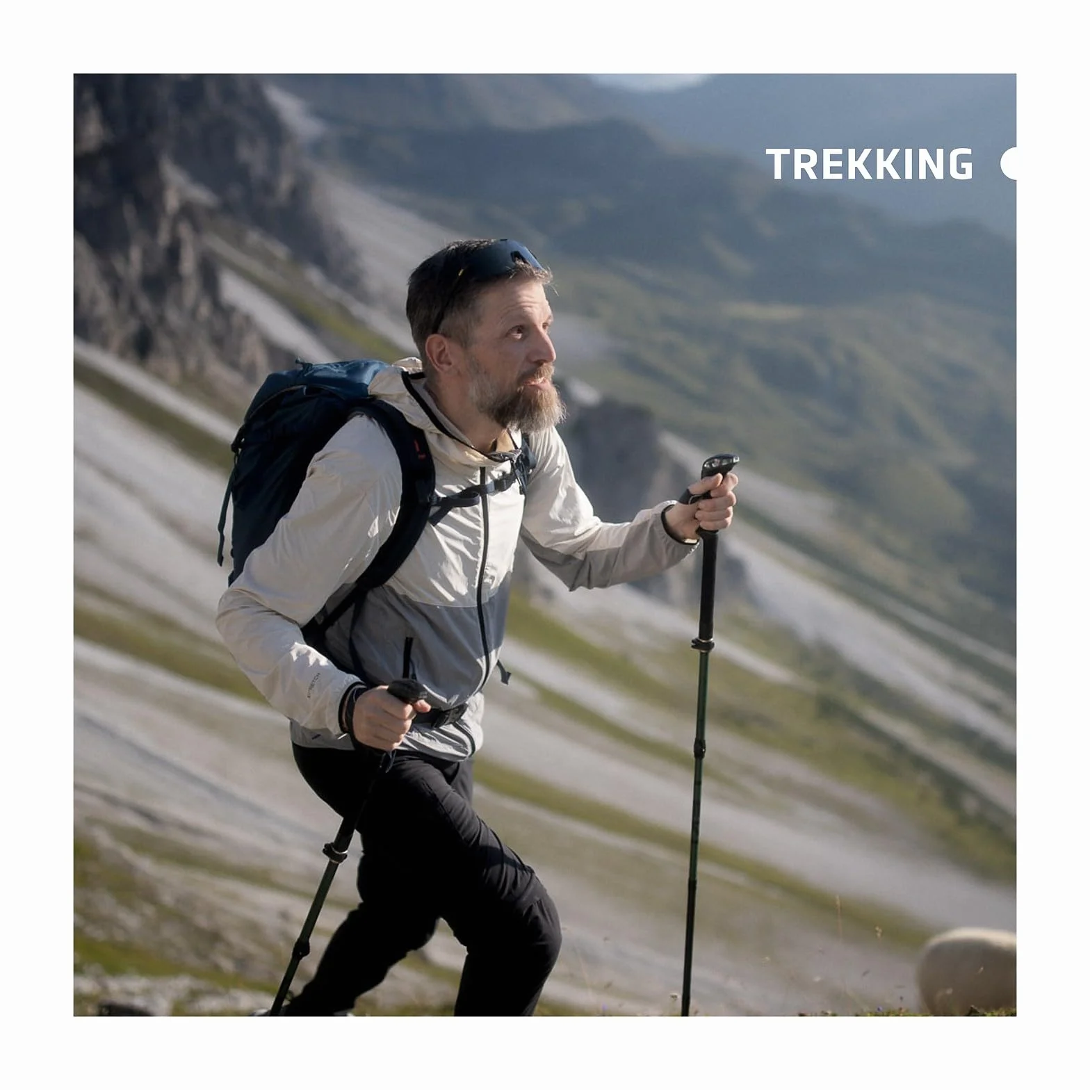 LEKI Khumbu Lite Bastones de Senderismo para Mujer y Hombre | Bastones de Trekking Ligeros y Ajustables de Aluminio con Disco de Trekking
