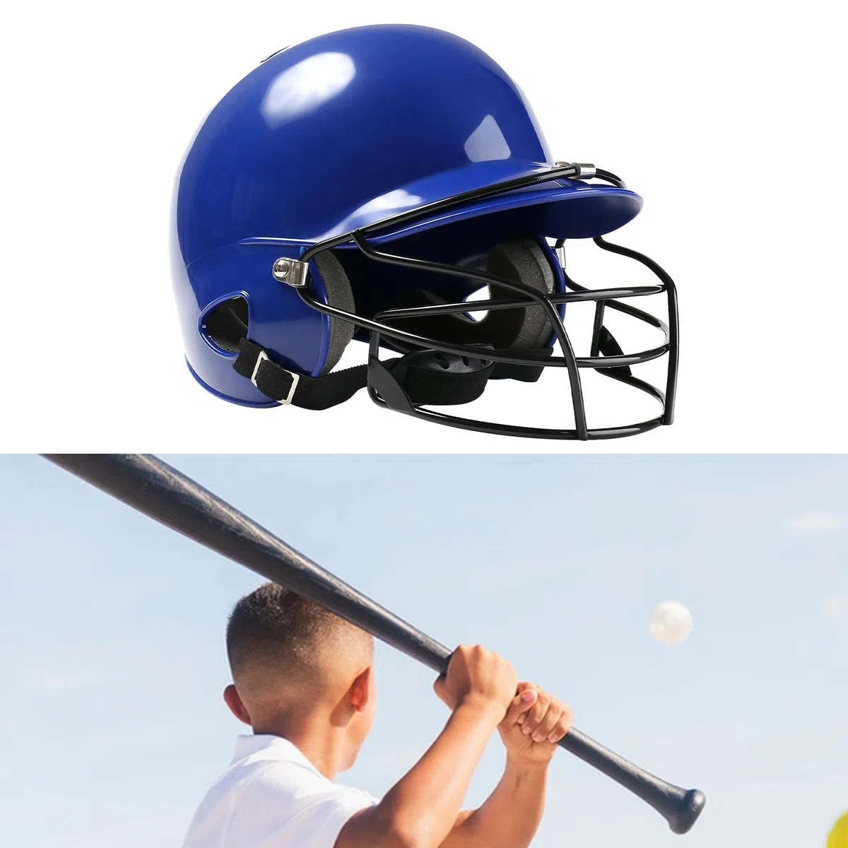 Fenteer Equipo de Softbol con Casco Y Mascarilla para Adultos, Protección Esencial