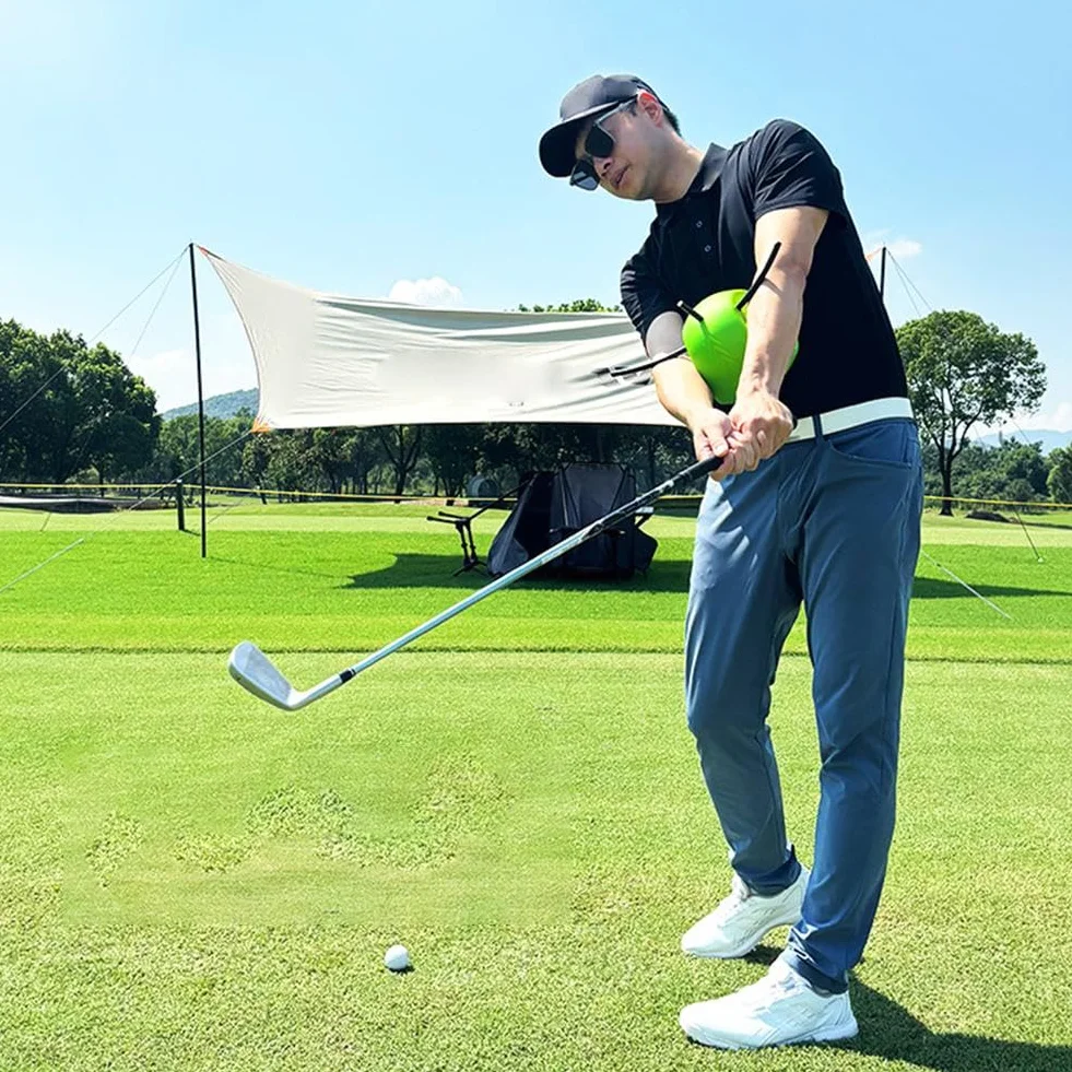 Ayuda para entrenamiento de golf, corrección de postura, ajuste seguro, alineación de brazos
