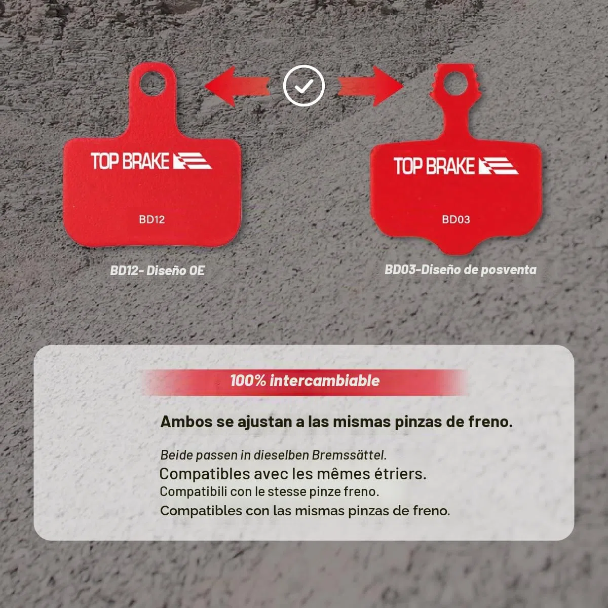 TOP BRAKE Pastillas de Freno de Disco compatibles con SRAM Level Ultimate/T/TL/TLM B1；Force eTap AXS/Red eTap AXS (Gen.2) | MTB eMTB Downhill Trail Enduro Race All Mountain Cycling
