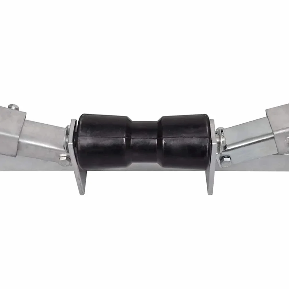 vidaXL Soporte con Rodillos para Remolques de Barcos Enganche Embarcaciones