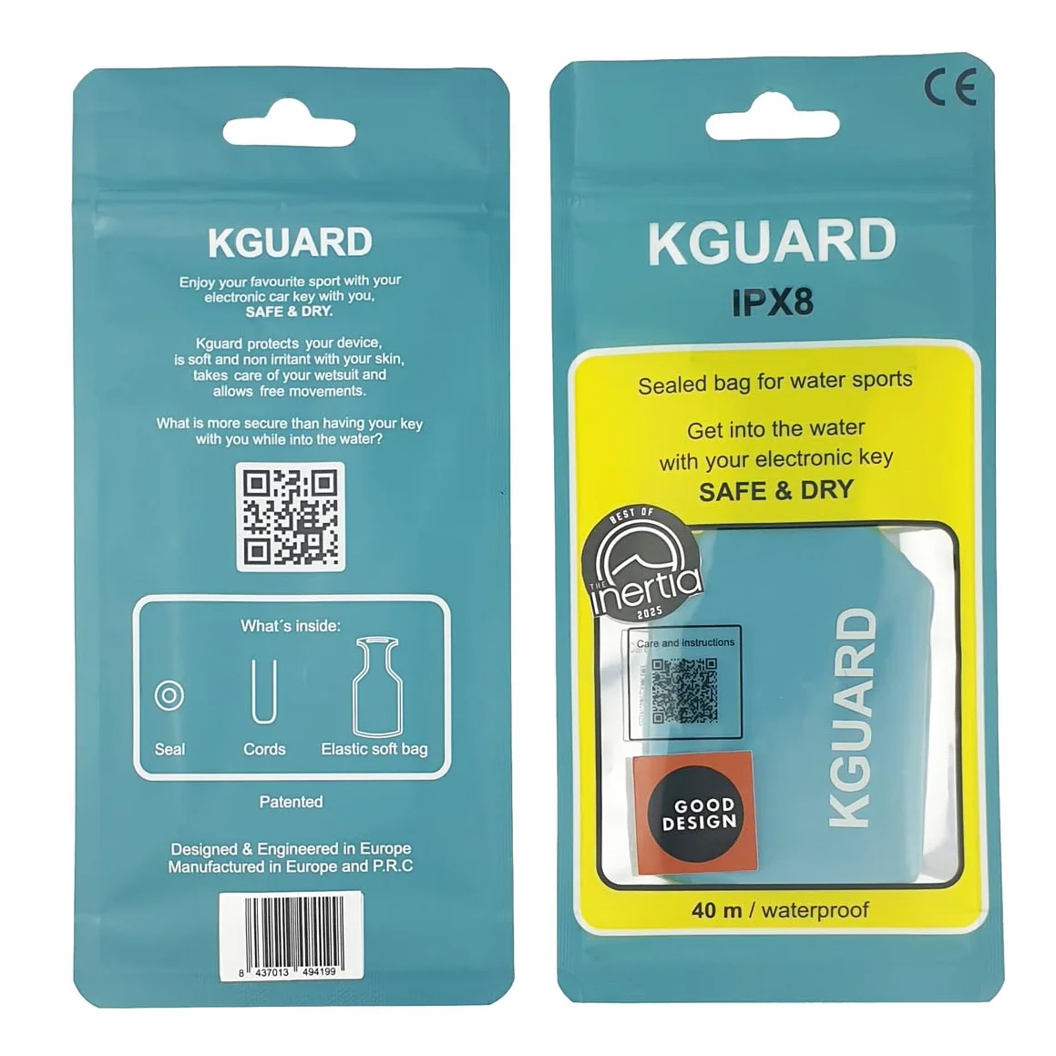 KGUARD Bolsa Estanca IPX8 para Llave Electrónica. Surf y Deportes Acuáticos